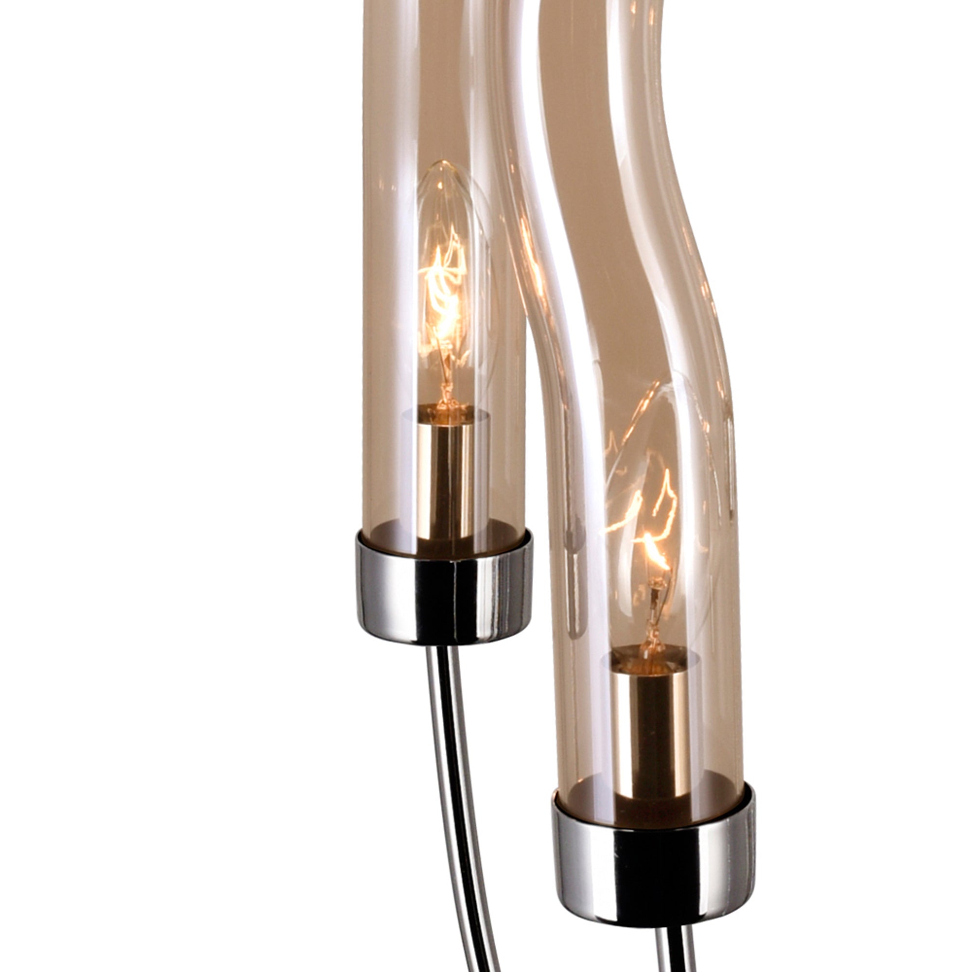 Meduse 5 Light Chandelier With Polished Nickel Finish