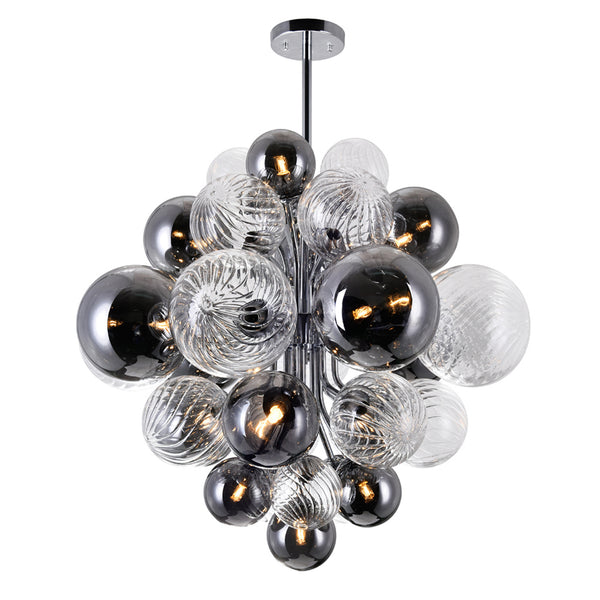 Pallocino 15 Light 25in Chrome Chandelier