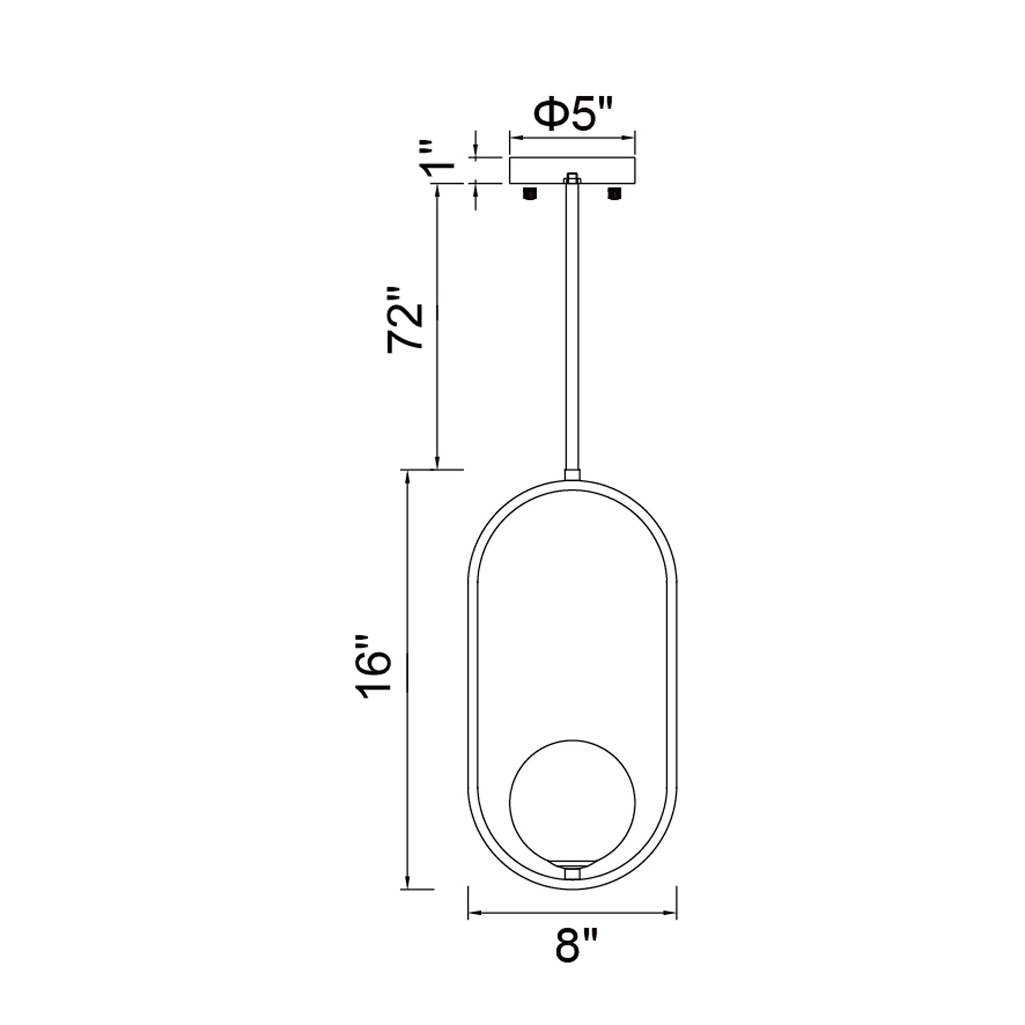 Celeste 1 Light 8in Medallion Gold Mini Pendant