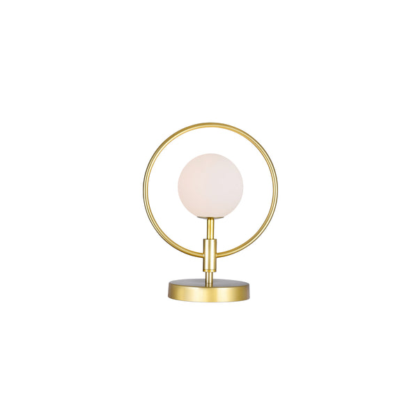 Celeste 1 Light Lamp With Medallion Gold Finish
