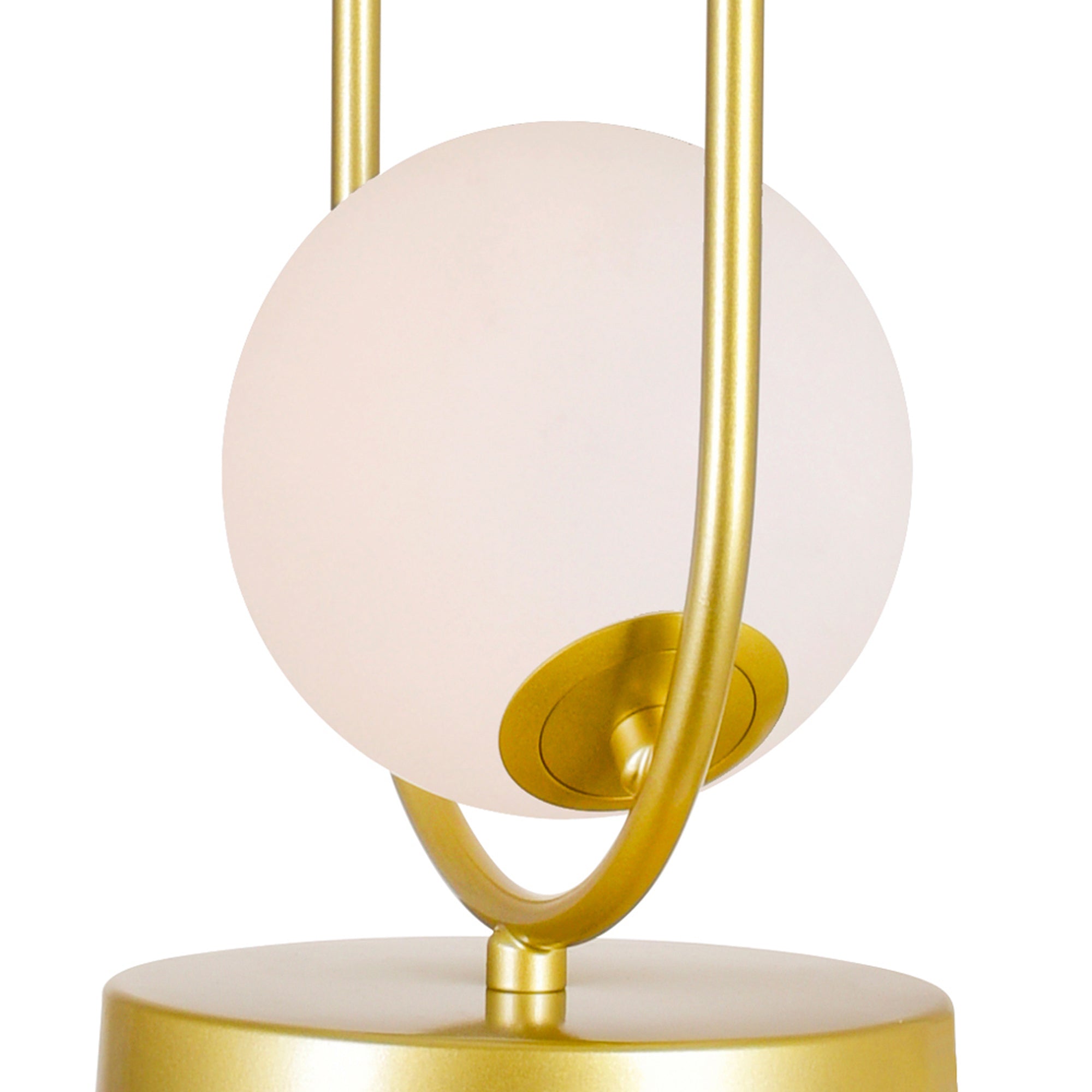 Celeste 2 Light Medallion Gold Lamp
