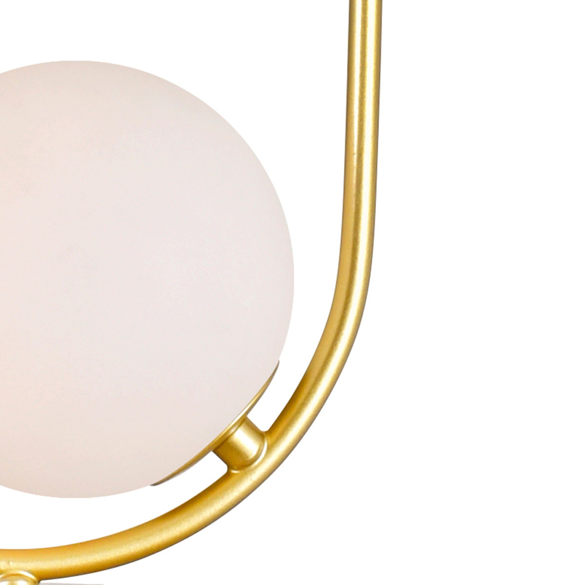 Celeste 2 Light Medallion Gold Lamp
