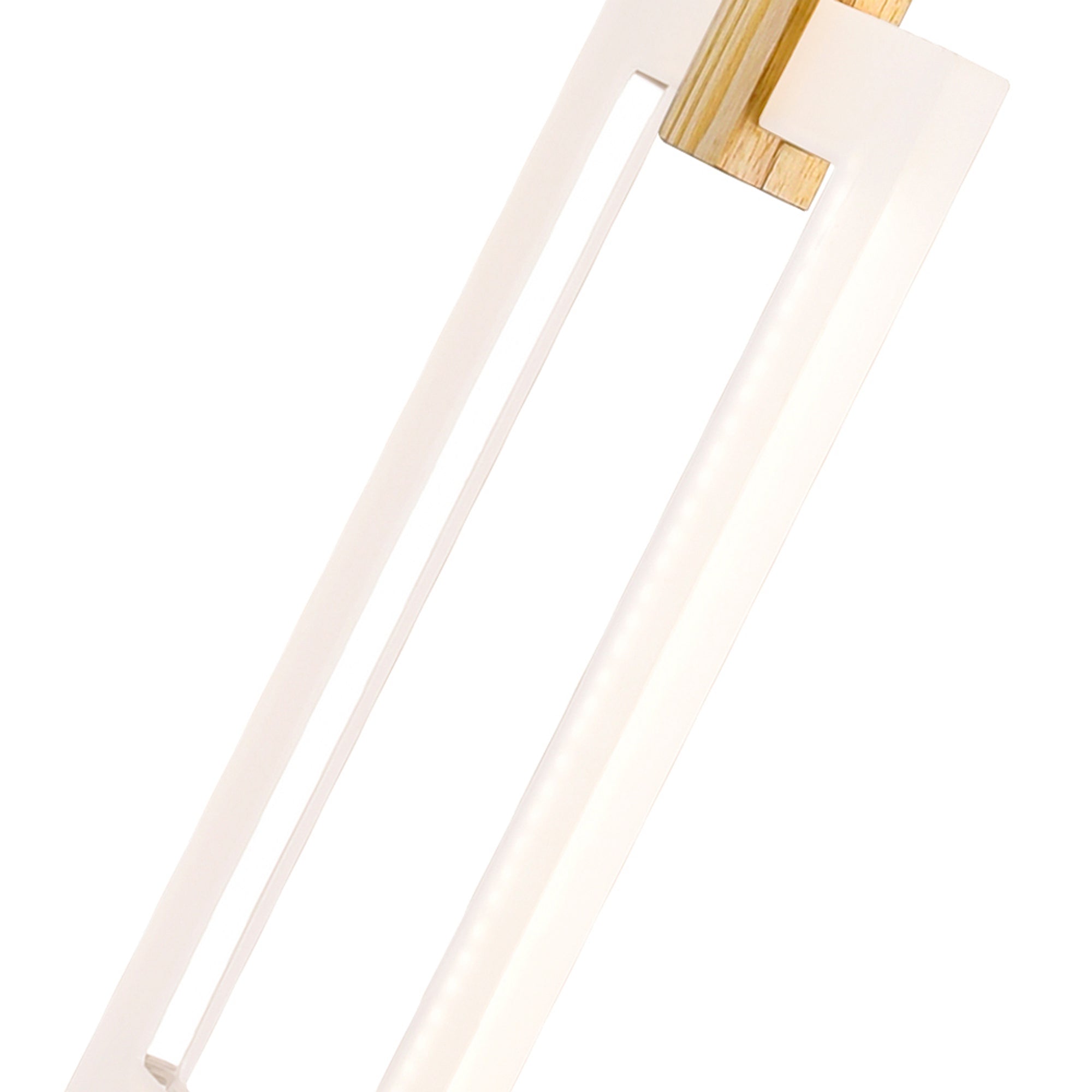 Anello LED Pendant With White Oak Finish