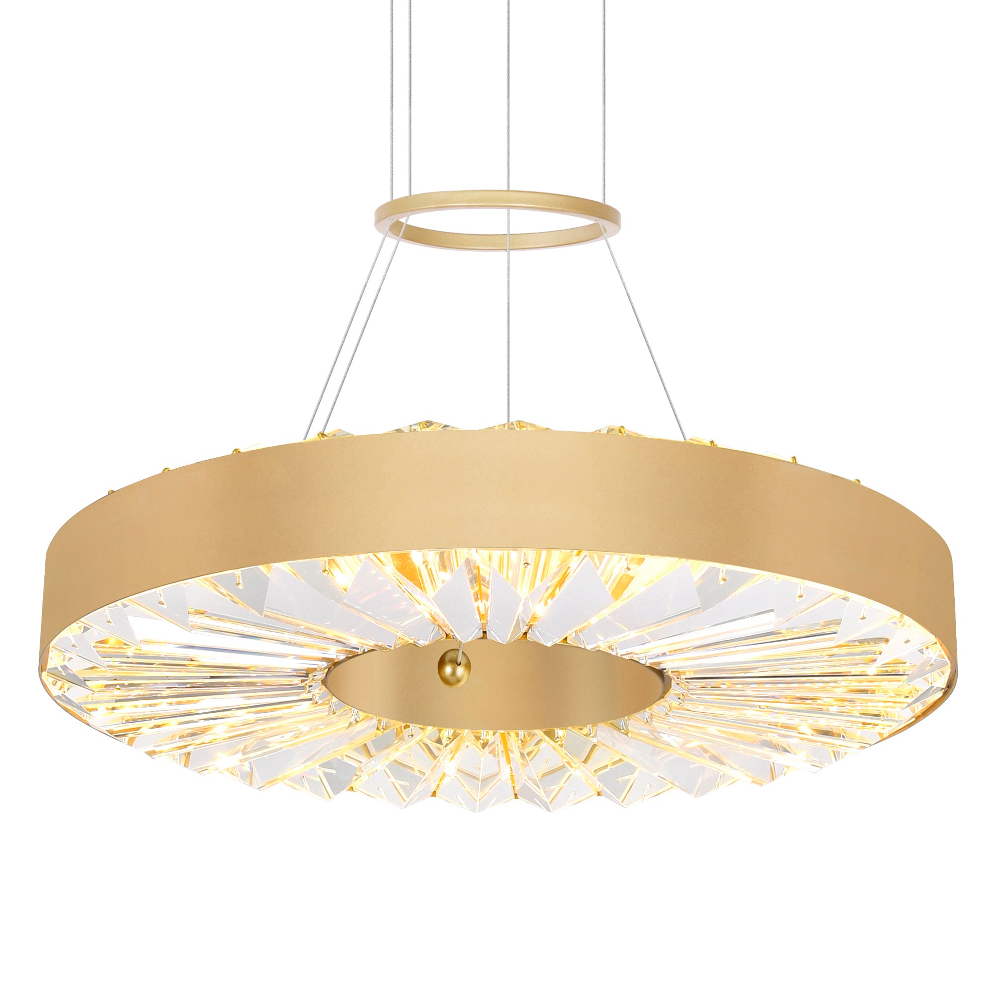 Bjoux LED Chandelier With Sun Gold Finish