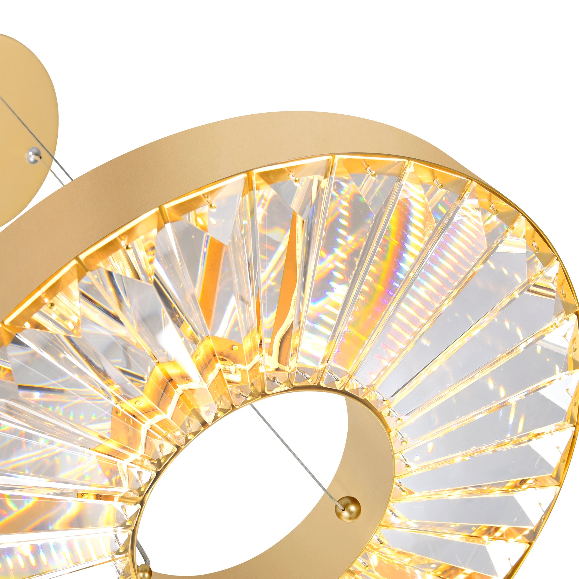 Bjoux LED Chandelier With Sun Gold Finish