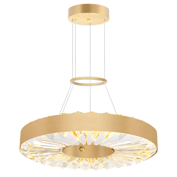 Bjoux LED Chandelier With Sun Gold Finish