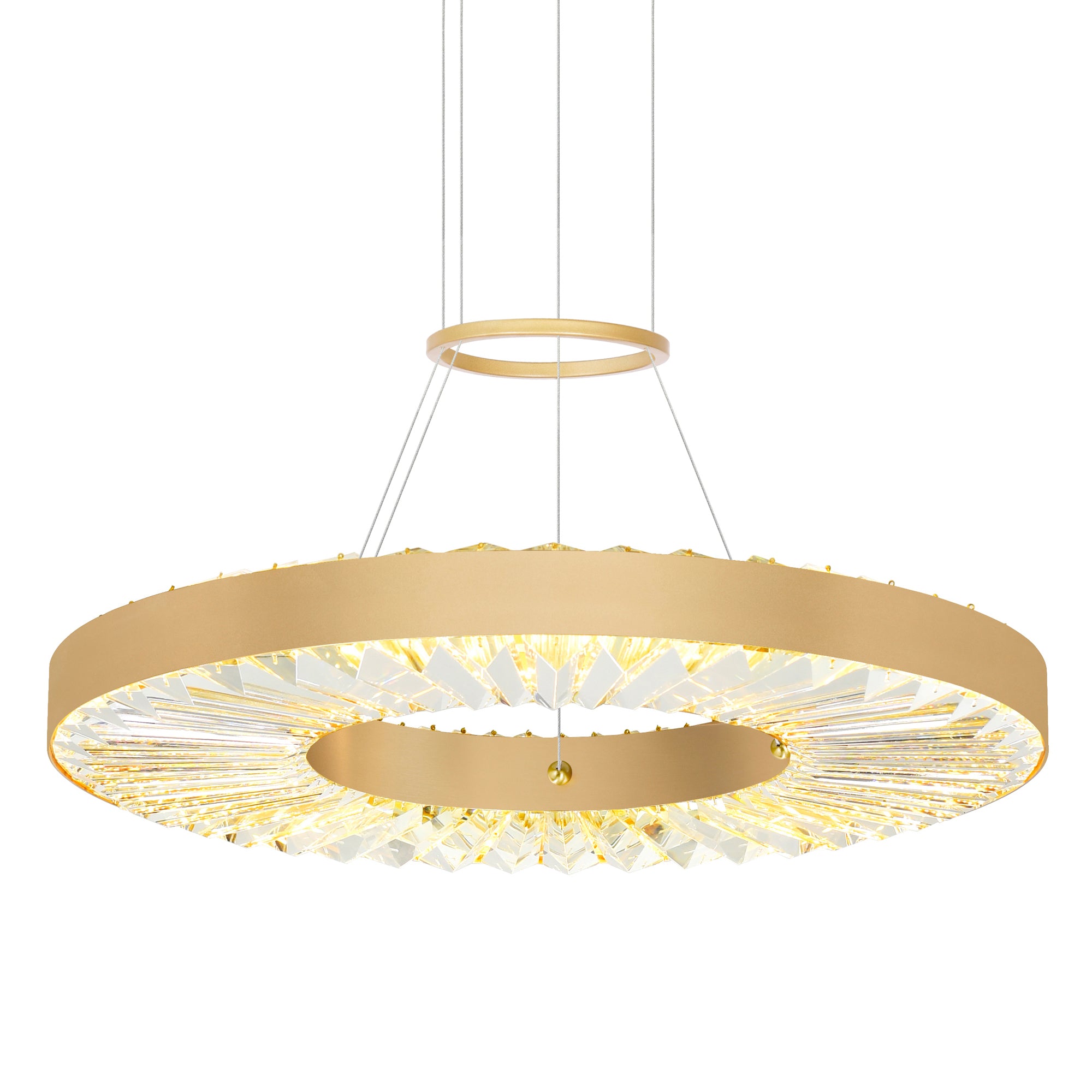 Bjoux LED Chandelier With Sun Gold Finish