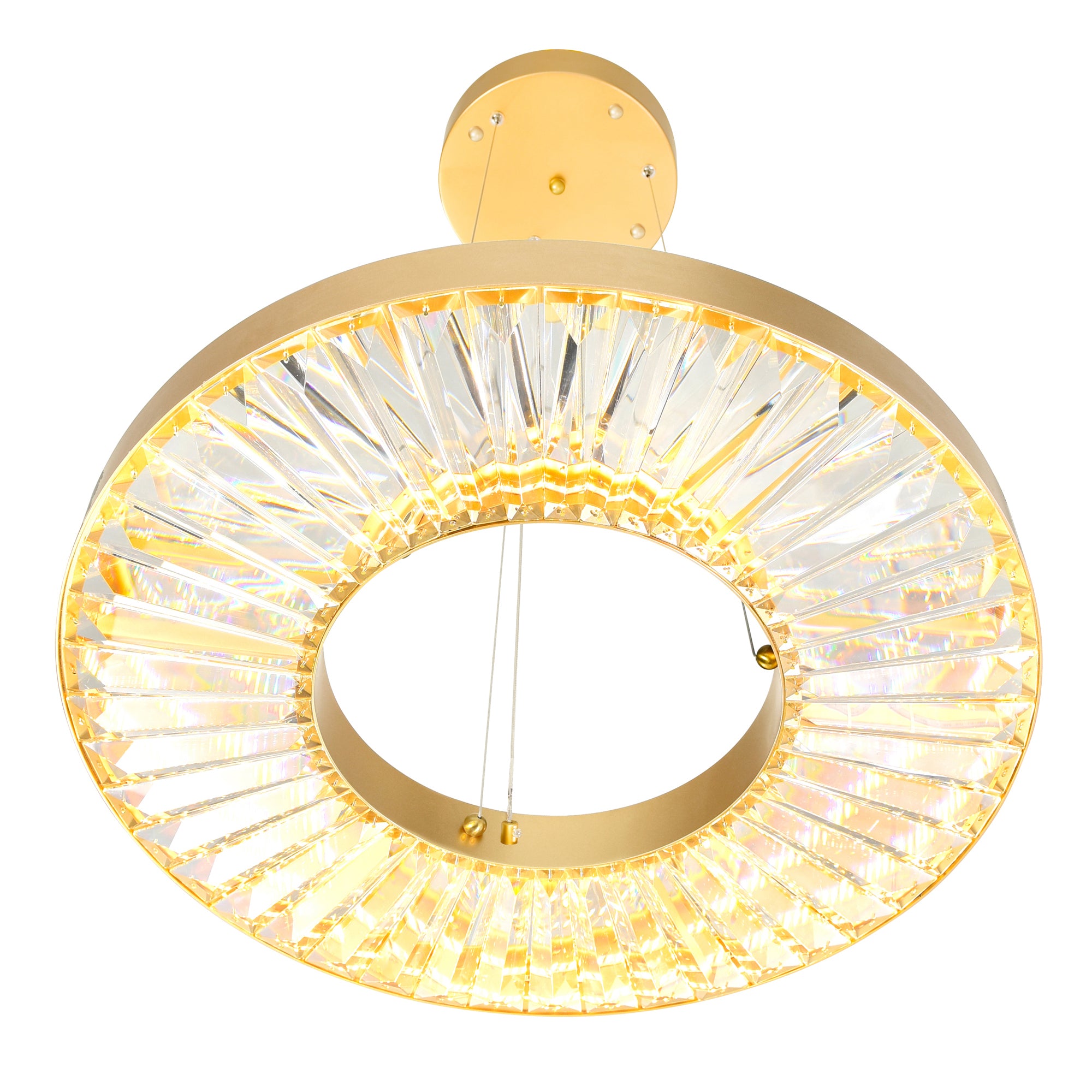 Bjoux LED Chandelier With Sun Gold Finish