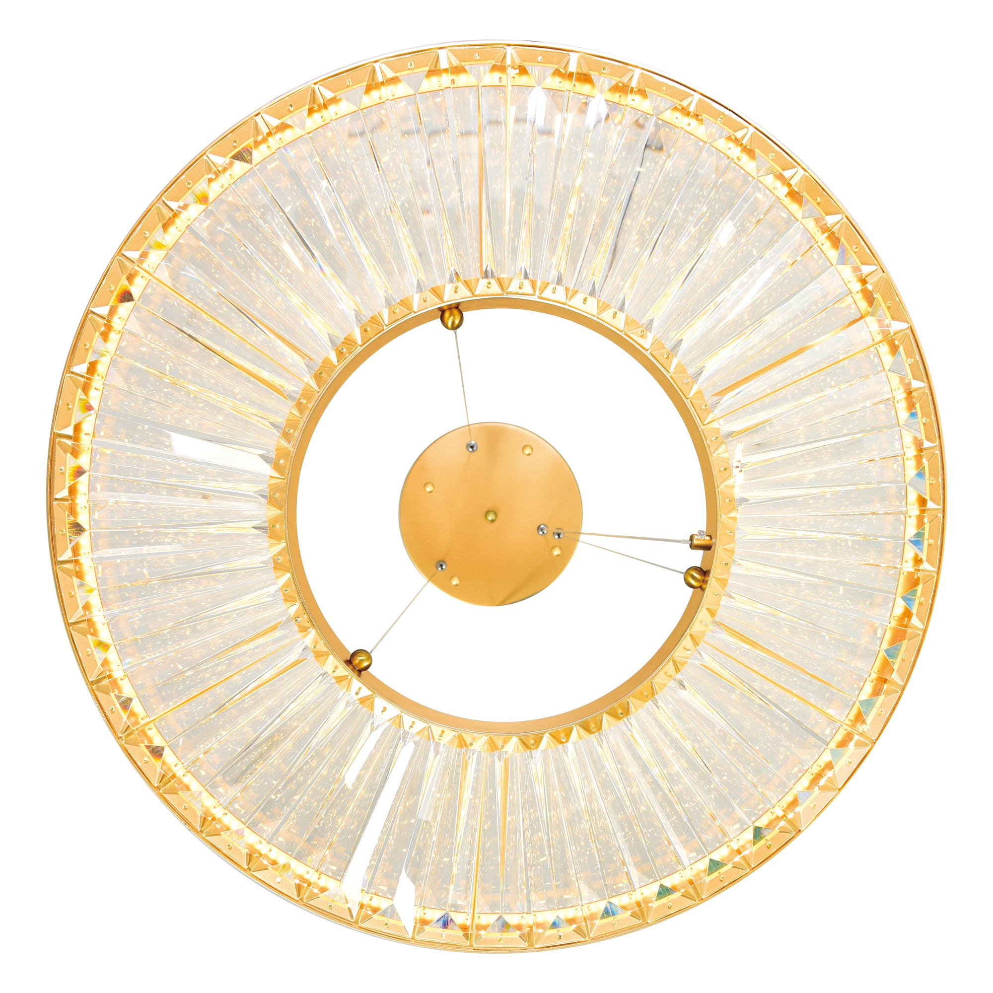 Bjoux LED Chandelier With Sun Gold Finish