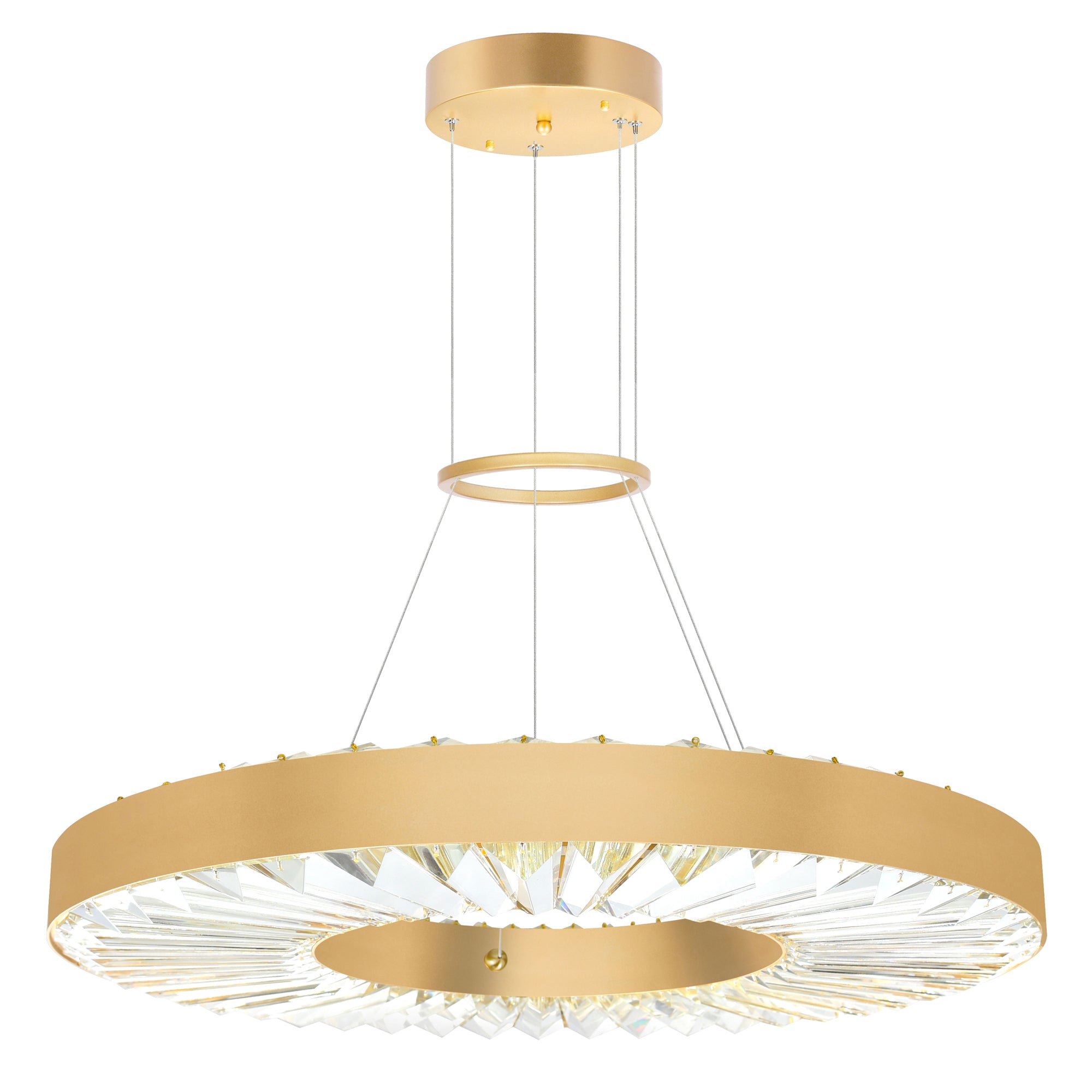 Bjoux LED Chandelier With Sun Gold Finish