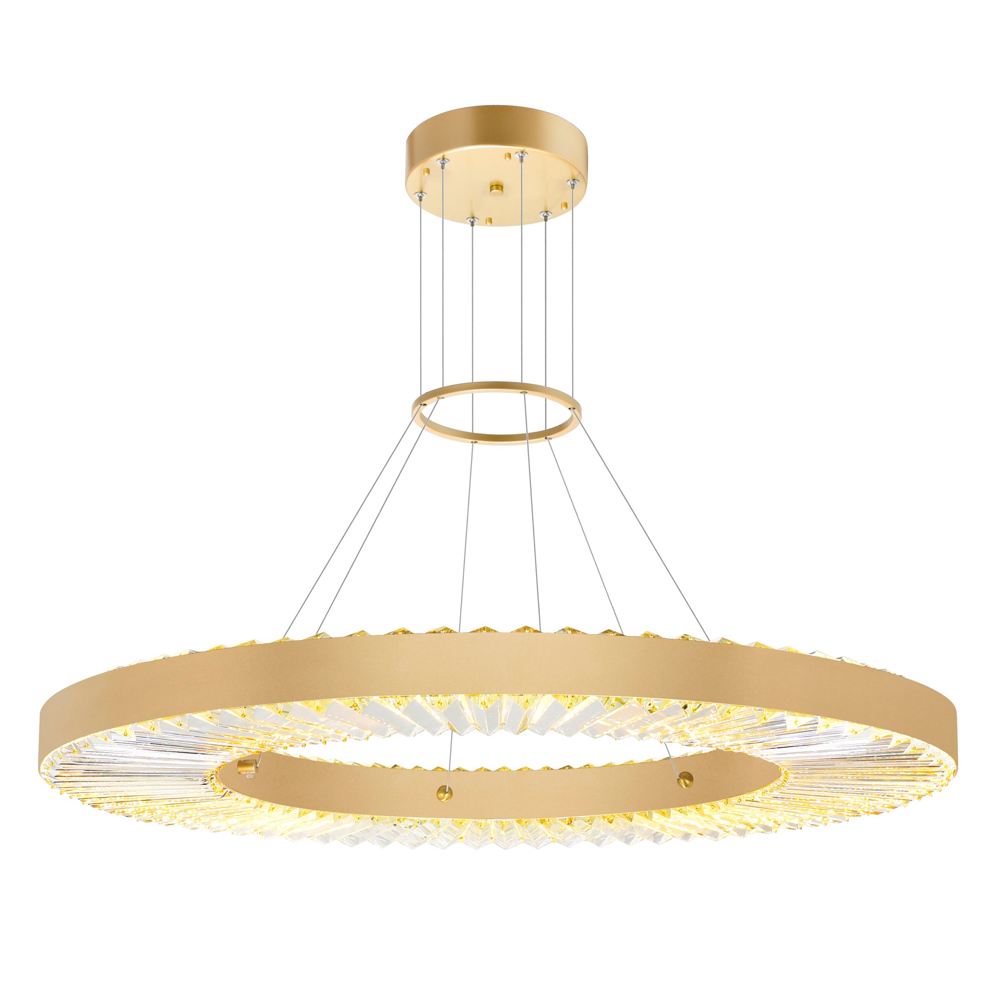Bjoux LED Chandelier With Sun Gold Finish