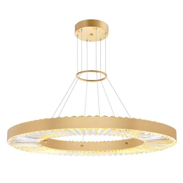 Bjoux LED Chandelier With Sun Gold Finish