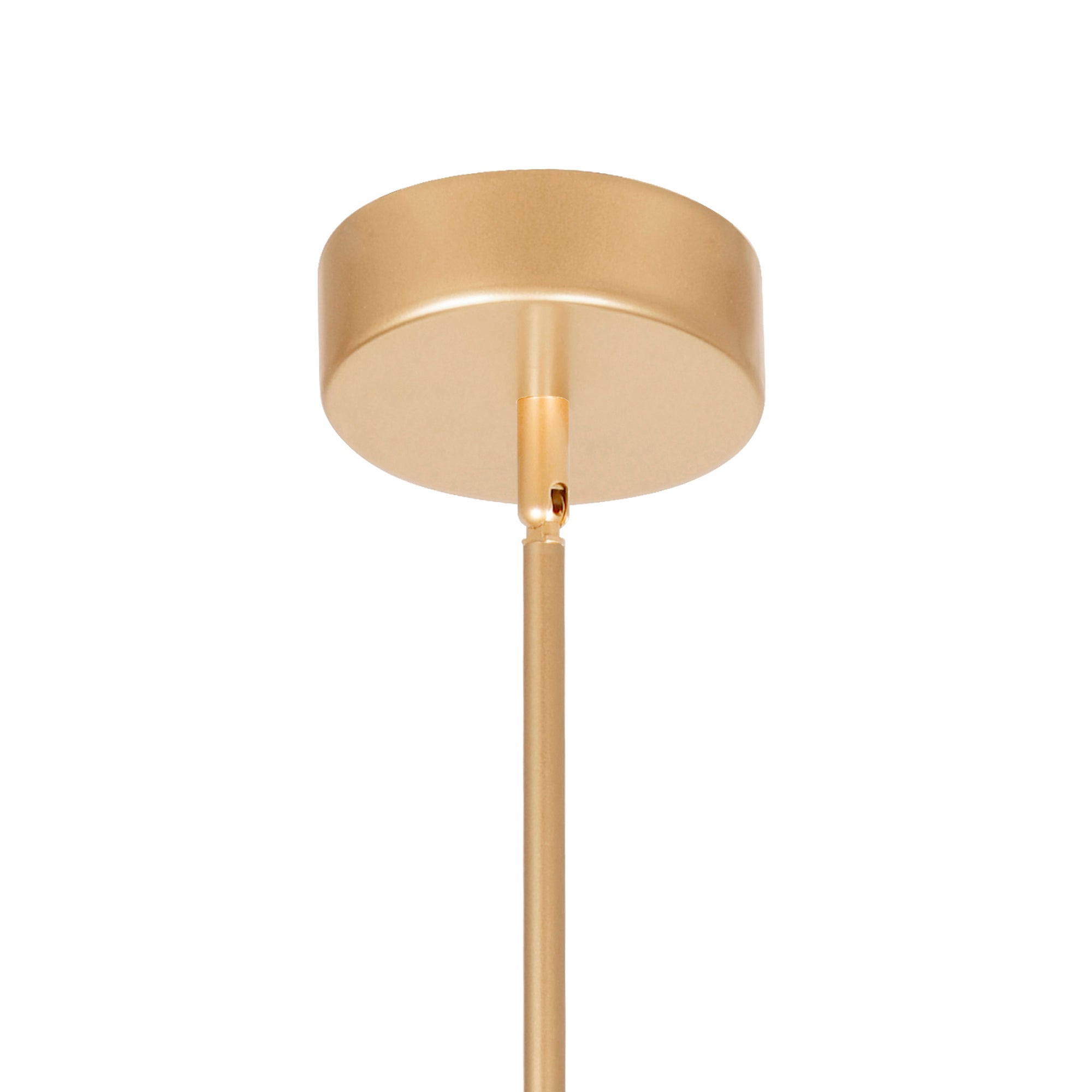 Pipes 1 Light Mini Pendant With Sun Gold Finish