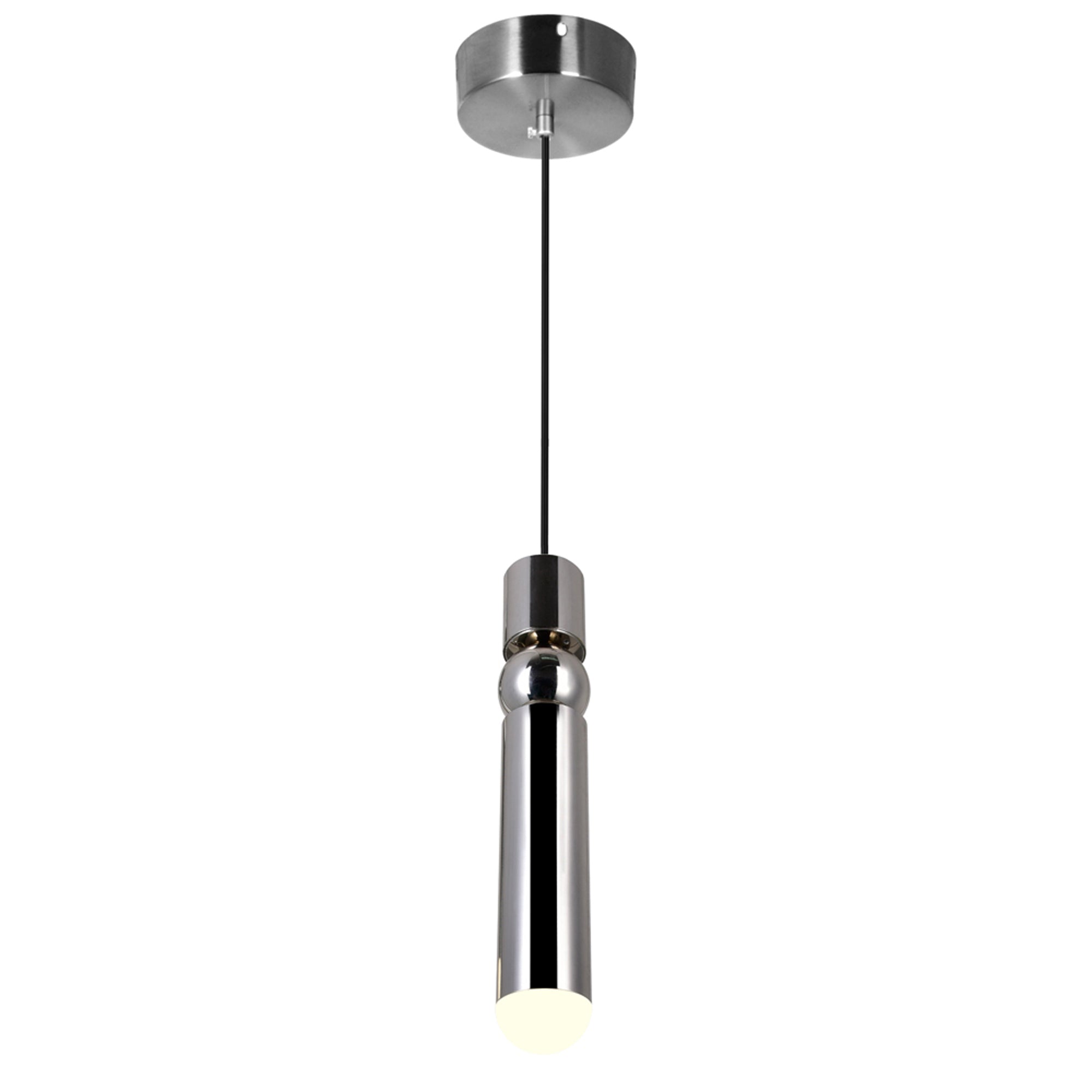 Chime Integrated LED Polished Nickel Mini Pendant