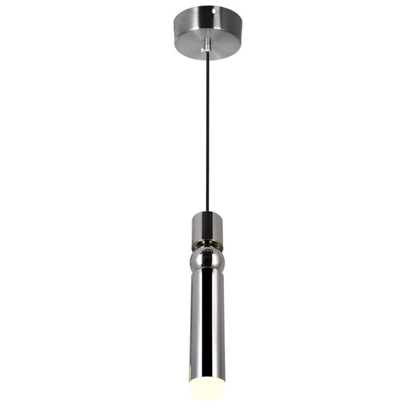 Chime Integrated LED Polished Nickel Mini Pendant