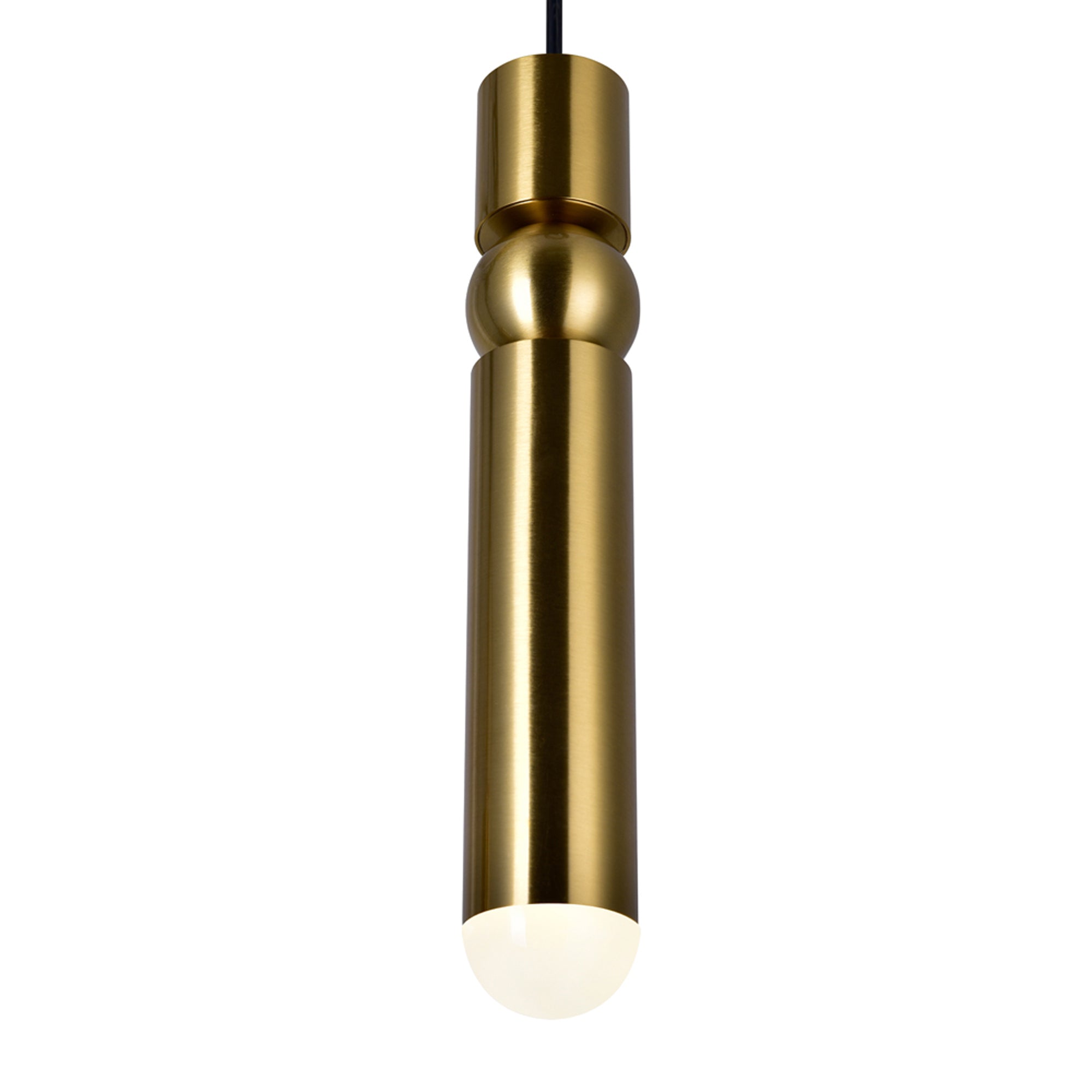 Chime LED Mini Pendant With Brass Finish