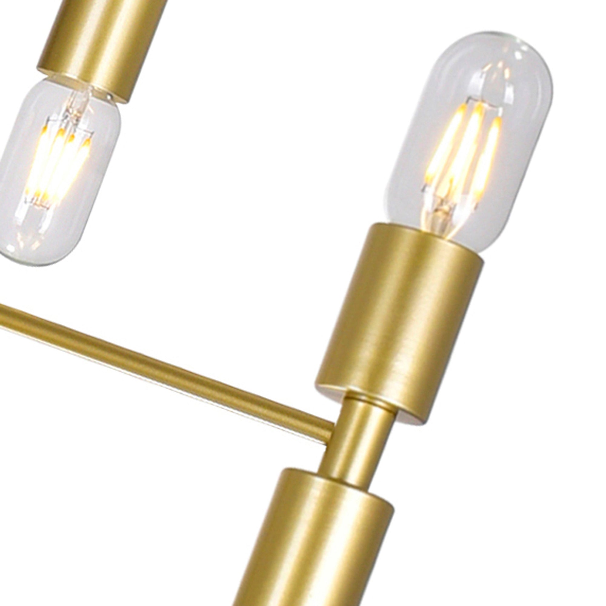 Hand Crank 12 Light Medallion Gold Chandelier