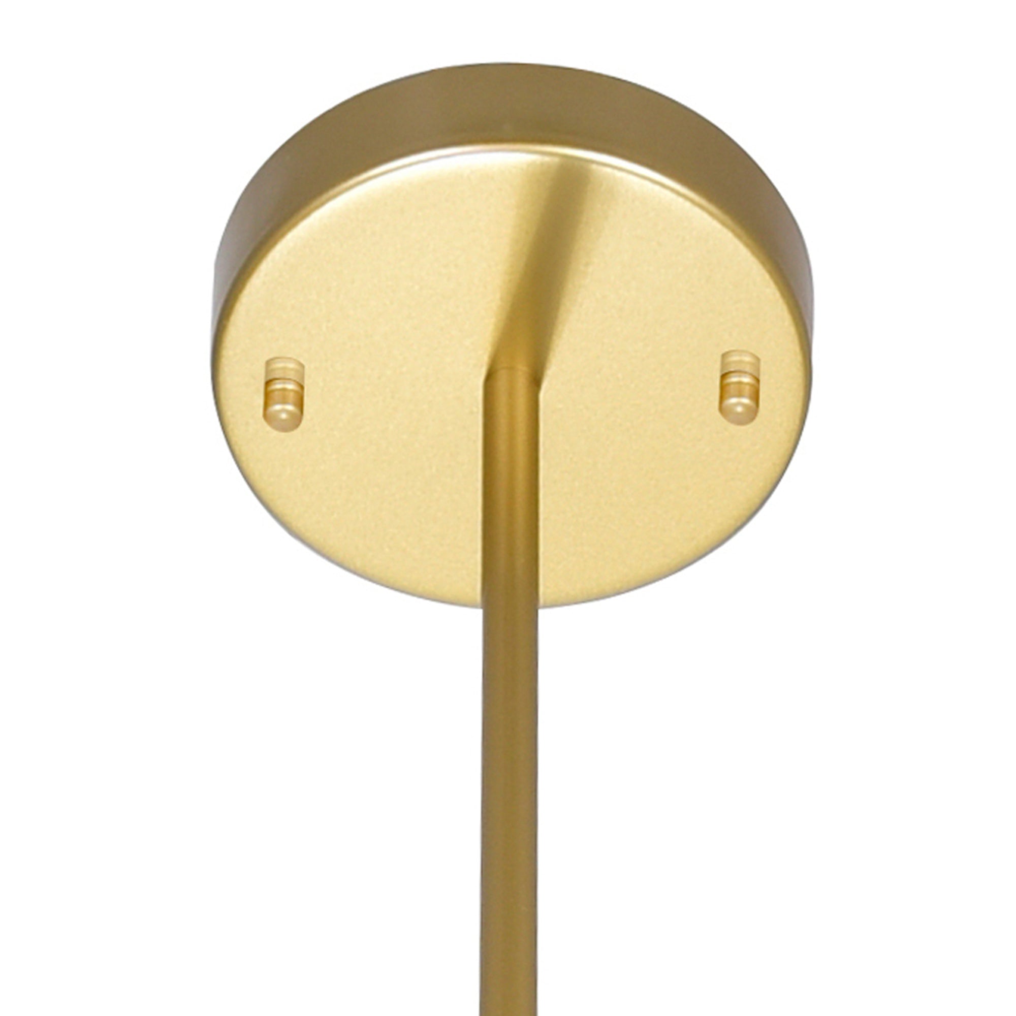 Hand Crank 12 Light Medallion Gold Chandelier