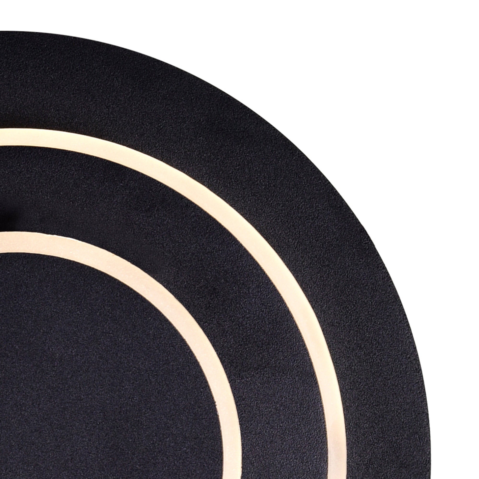 Private I Integrated LED Round Matte Black Wall Sconce