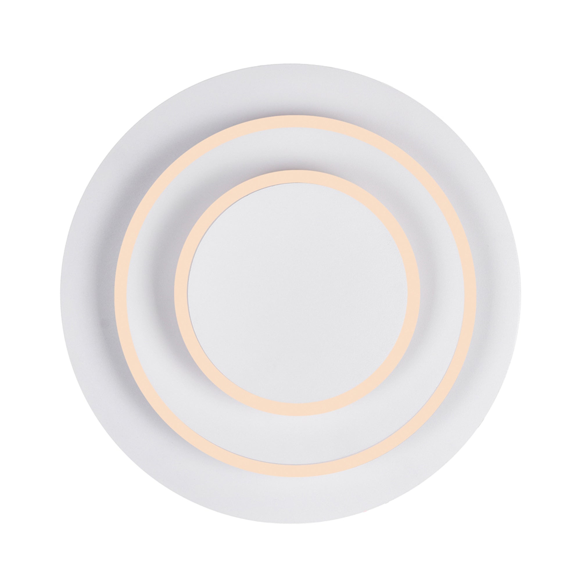 Private I Integrated LED Round Matte White Wall Sconce