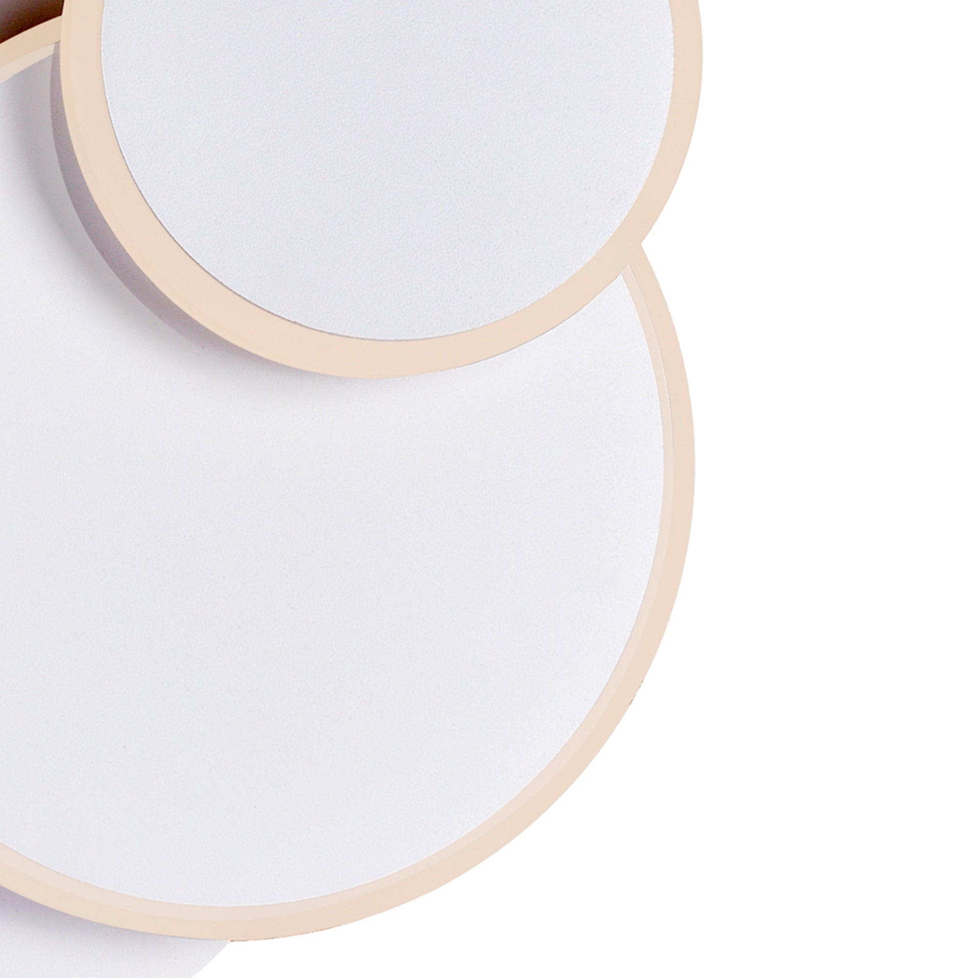 Private I Integrated LED Round Matte White Wall Sconce