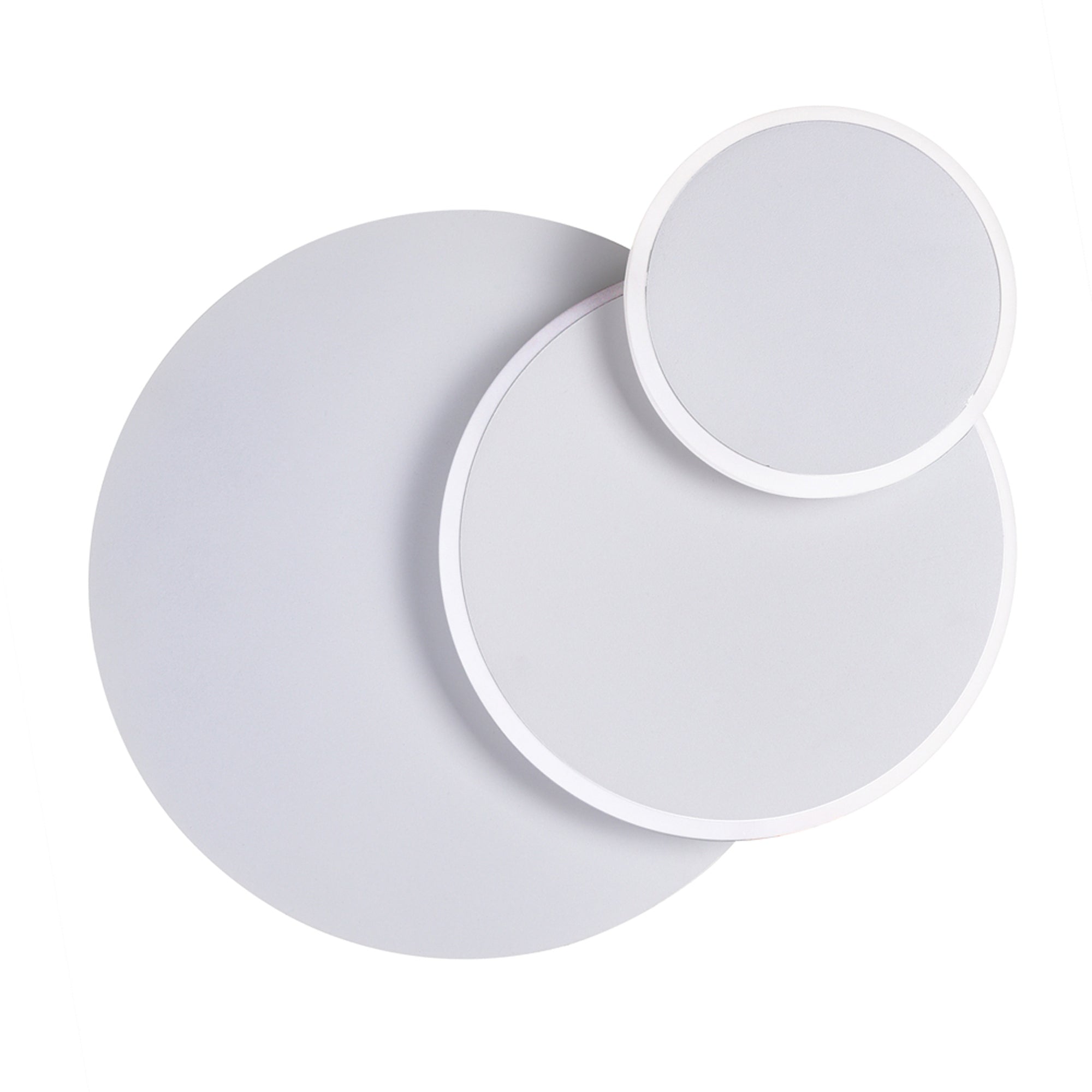 Private I Integrated LED Round Matte White Wall Sconce