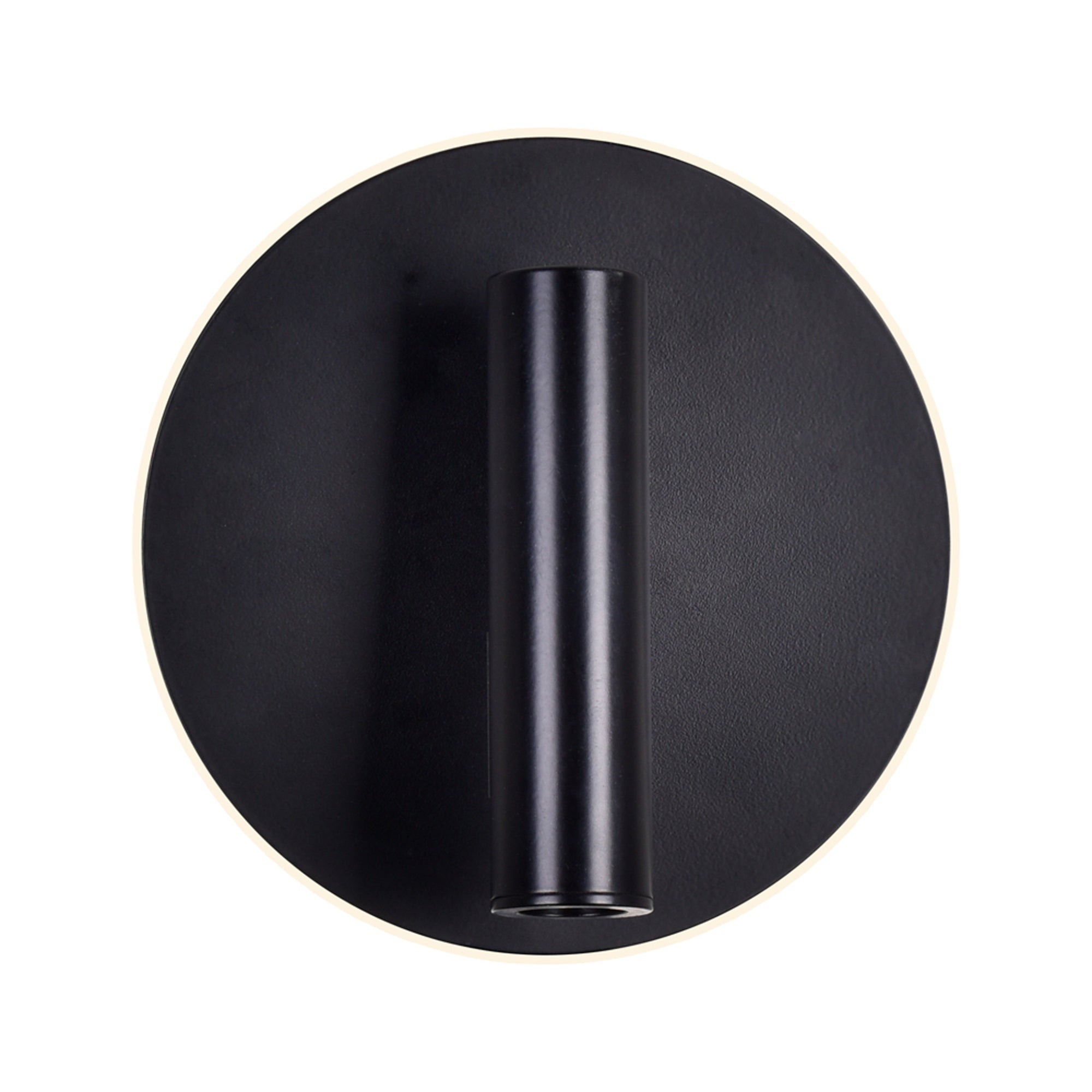 Private I Integrated LED Adjustable Round Matte Black Wall Sconce