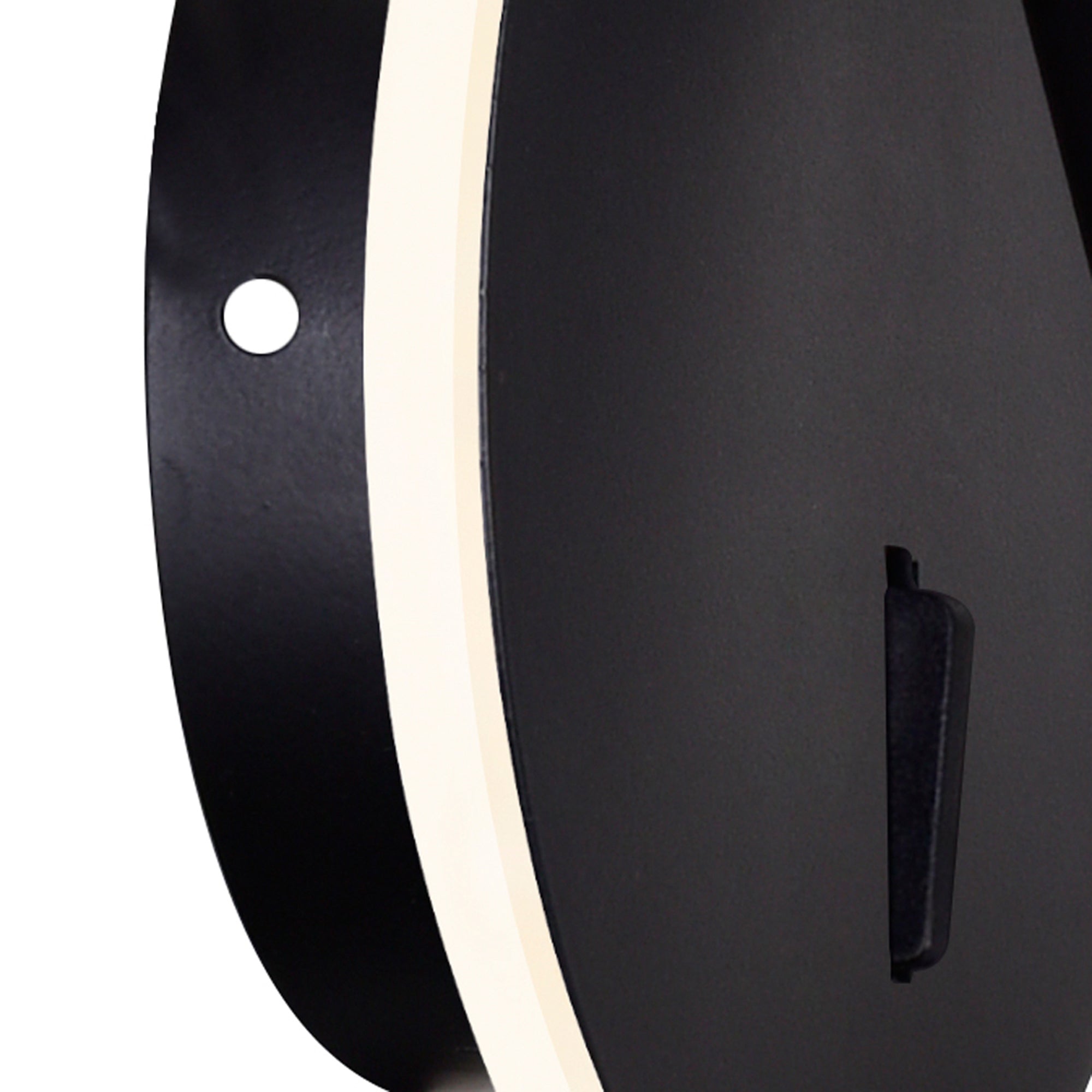 Private I Integrated LED Adjustable Round Matte Black Wall Sconce
