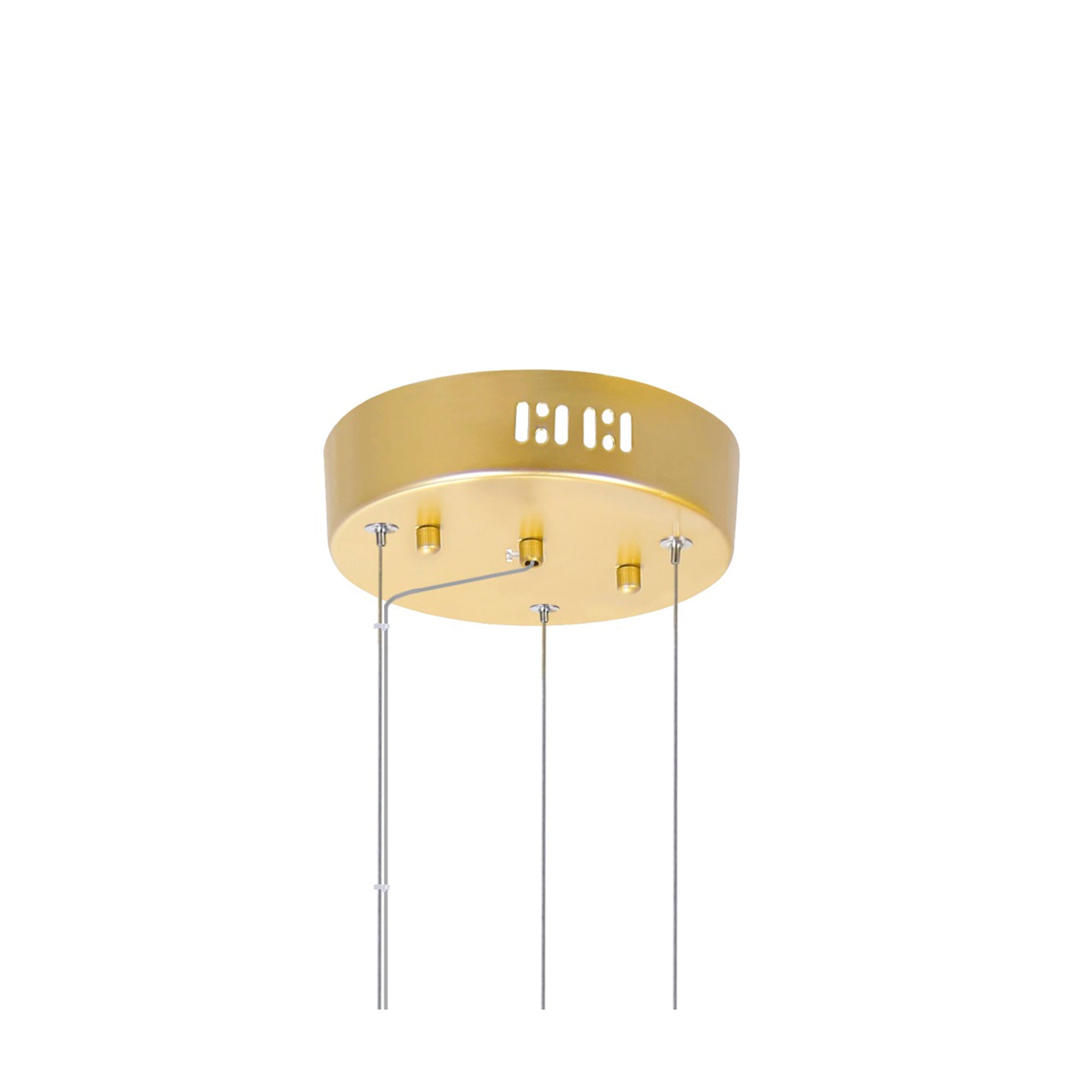 Millipede Integrated LED 26in Satin Gold Chandelier