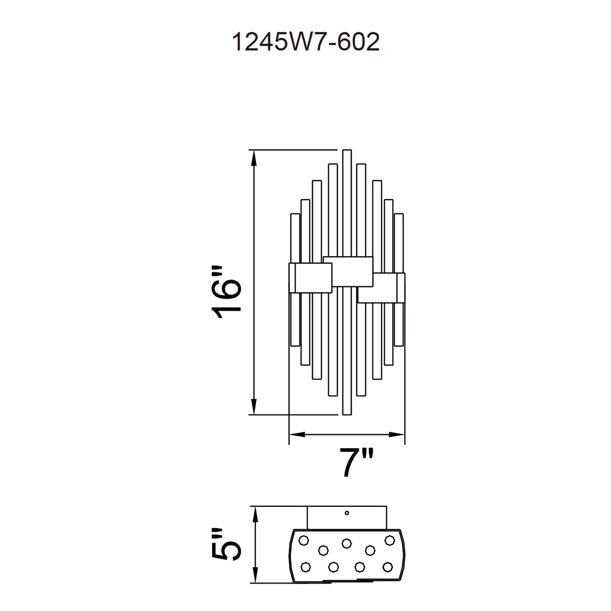 Millipede Integrated LED Satin Gold Wall Sconce