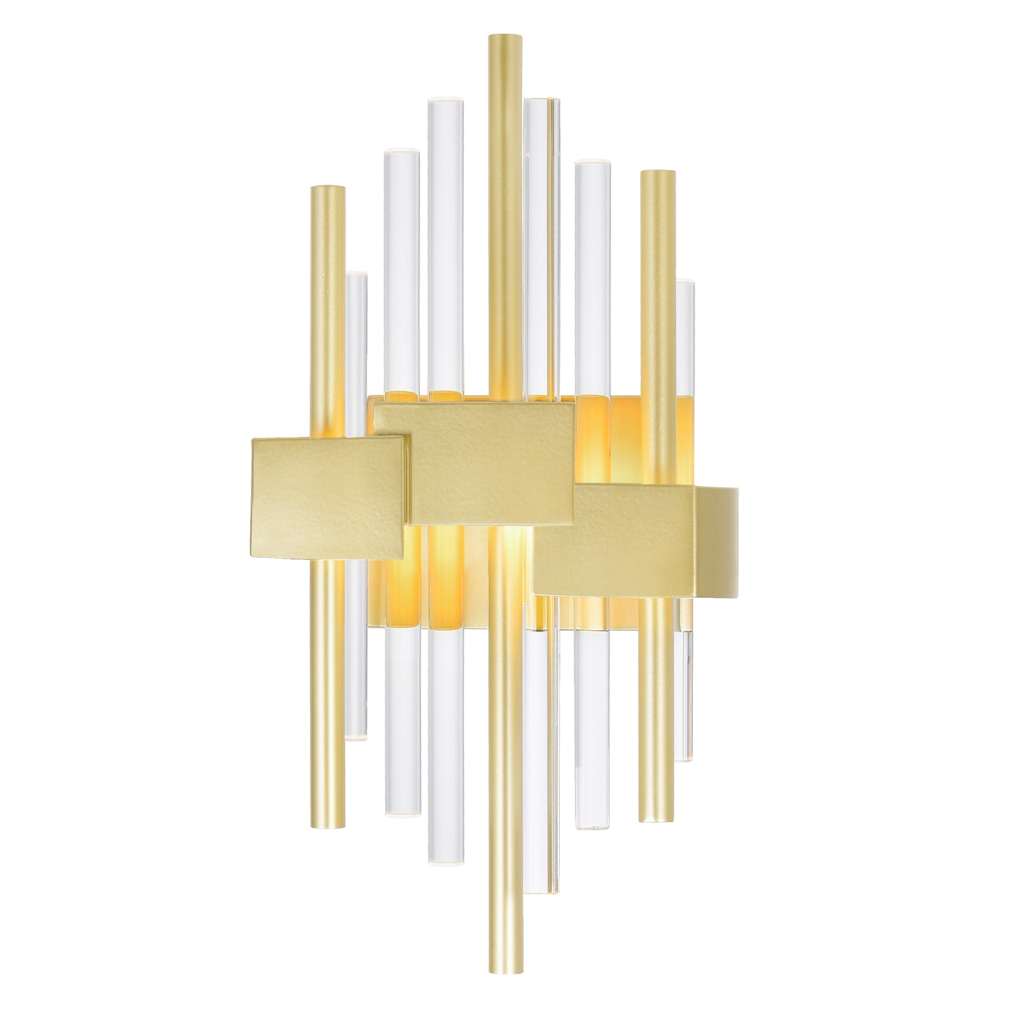 Millipede Integrated LED Satin Gold Wall Sconce