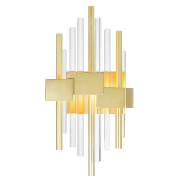 Millipede Integrated LED Satin Gold Wall Sconce