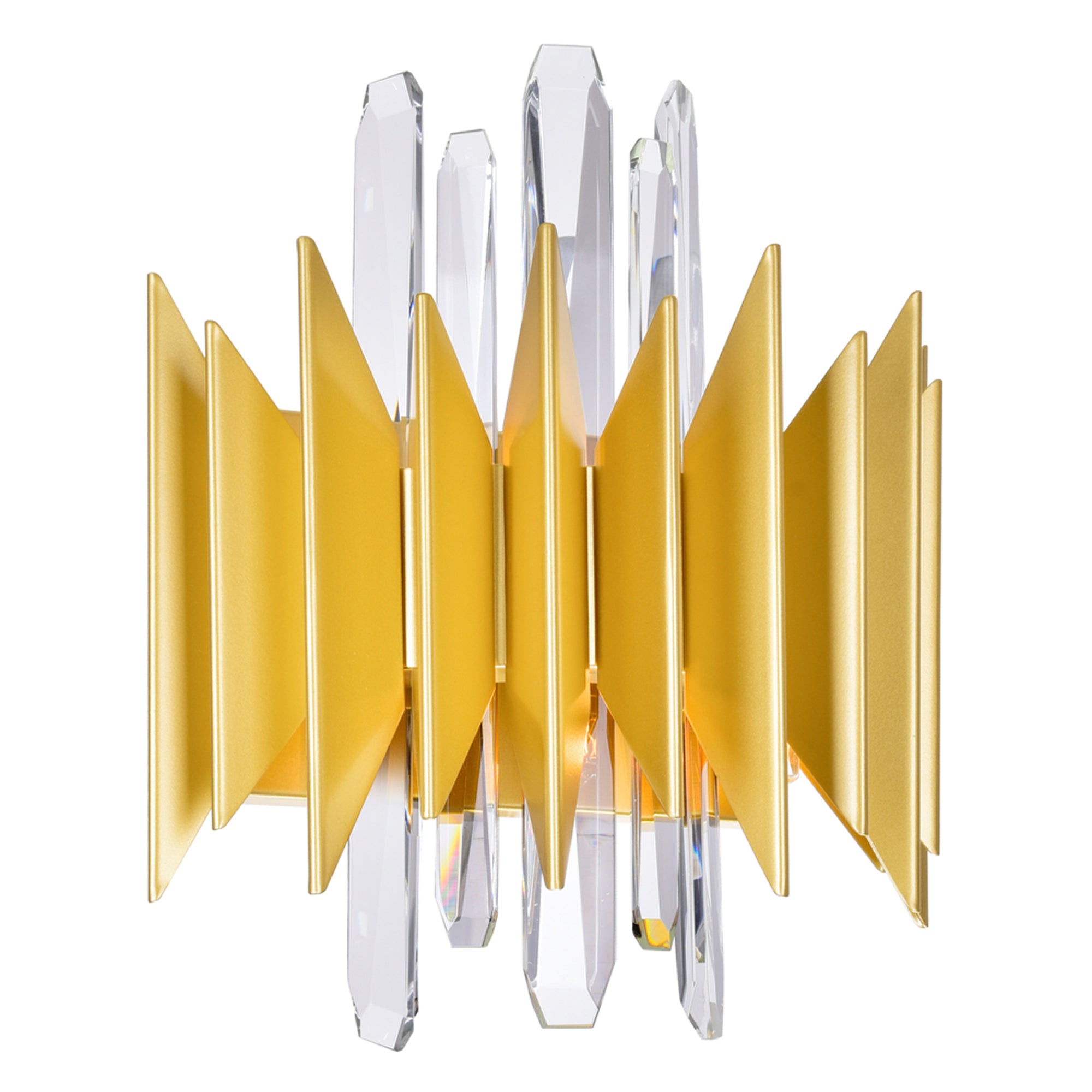 Cityscape 5 Light 13in Satin Gold Wall Sconce