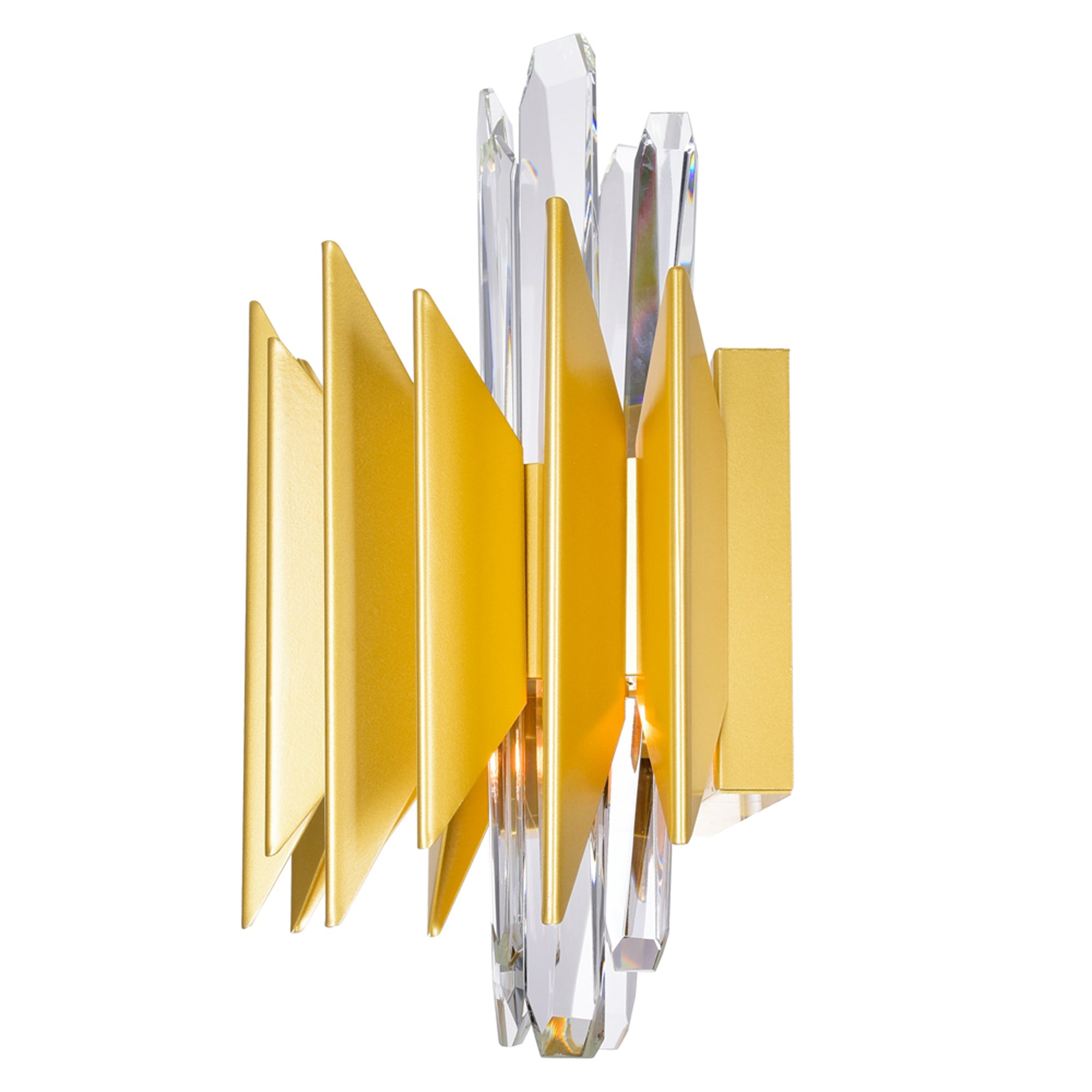 Cityscape 5 Light 13in Satin Gold Wall Sconce