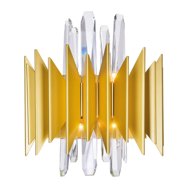 Cityscape 5 Light 13in Satin Gold Wall Sconce