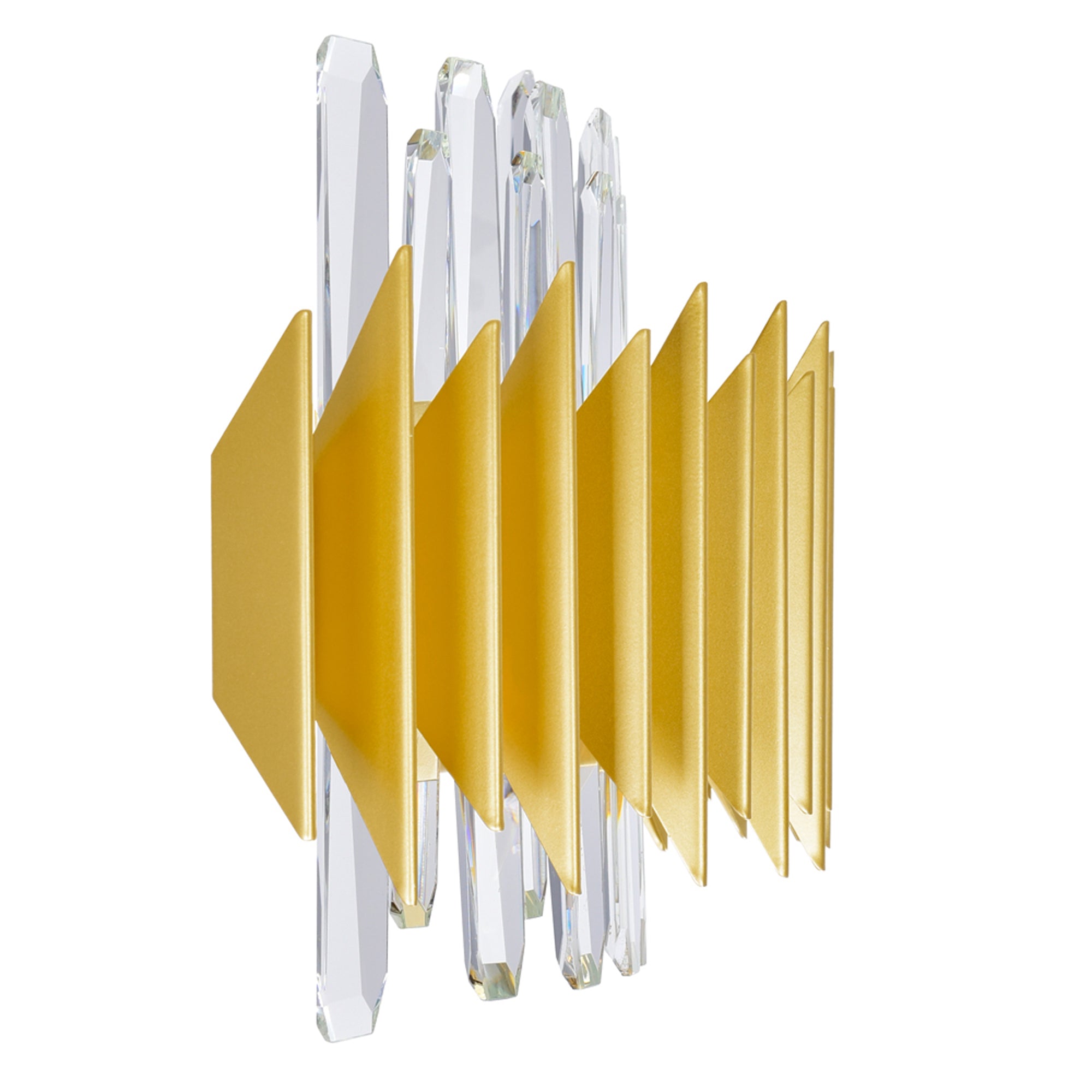 Cityscape 7 Light 24in Satin Gold Wall Sconce