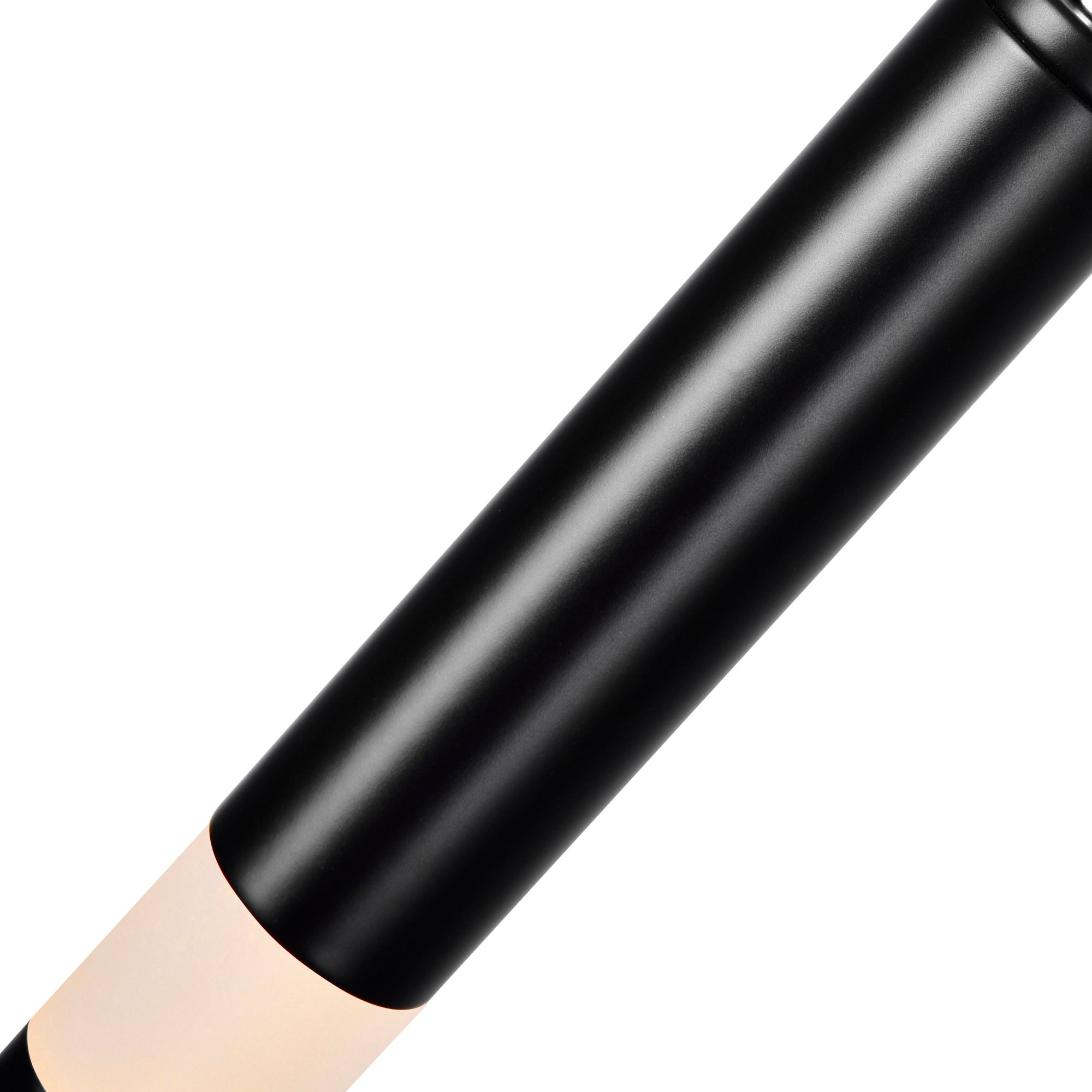 Flute Integrated LED 5in Black Mini Pendant