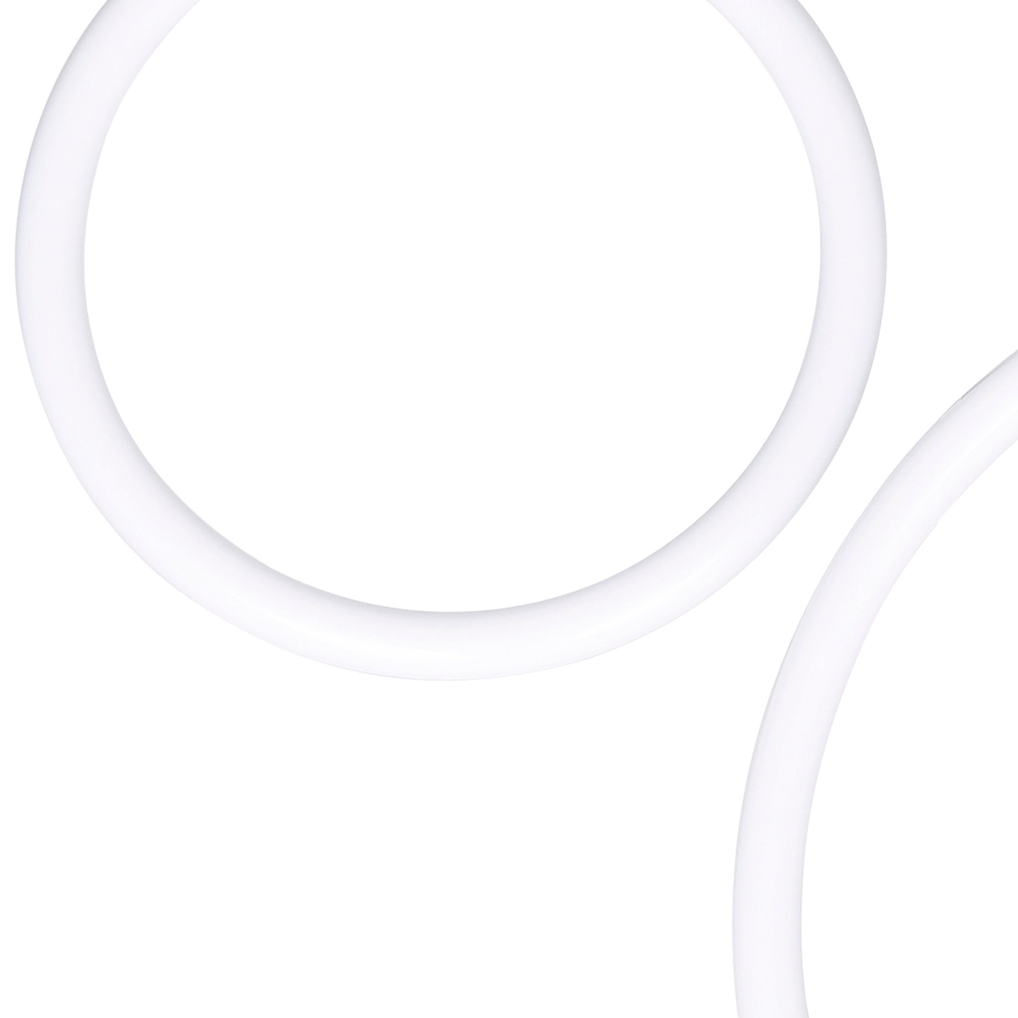 Hoops Integrated LED 23in 5 Ring Satin Gold Chandelier