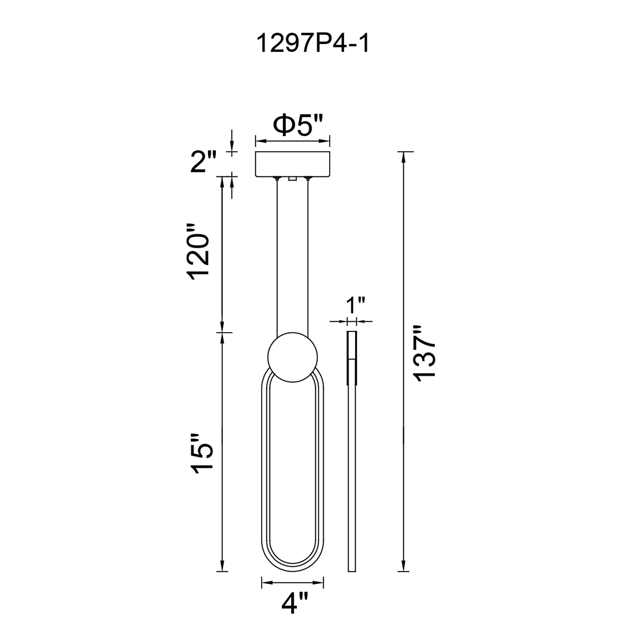 Pulley Integrated LED 4in Satin Gold Mini Pendant