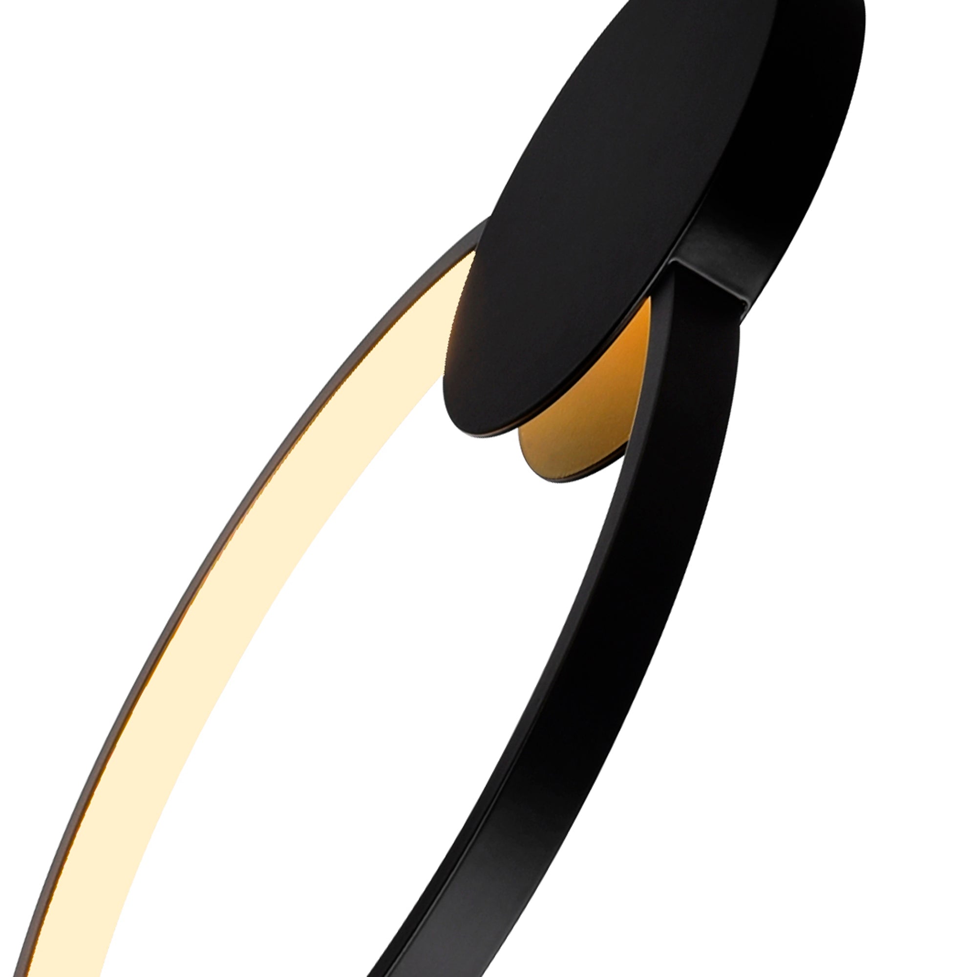 Pulley Integrated LED 8in Black Mini Pendant