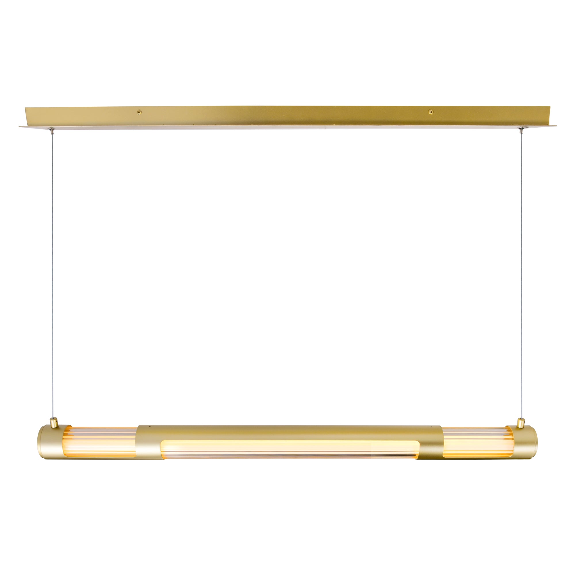 Neva Integrated LED 36in Satin Gold Chandelier