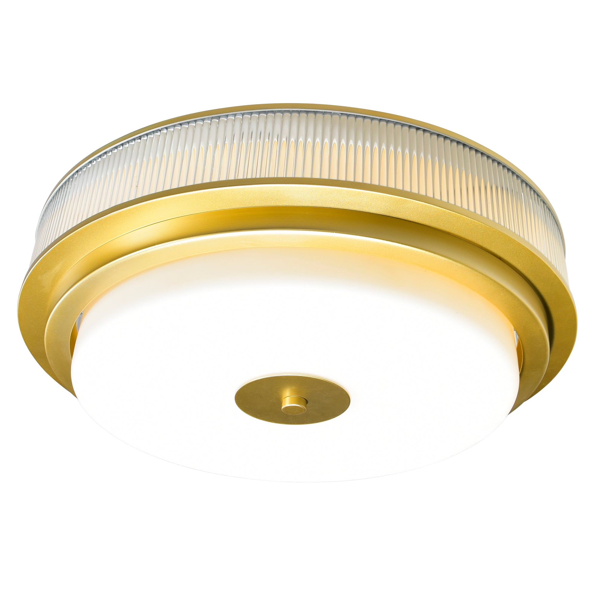 Valdivia 5 Light 22in Satin Gold Flush Mount