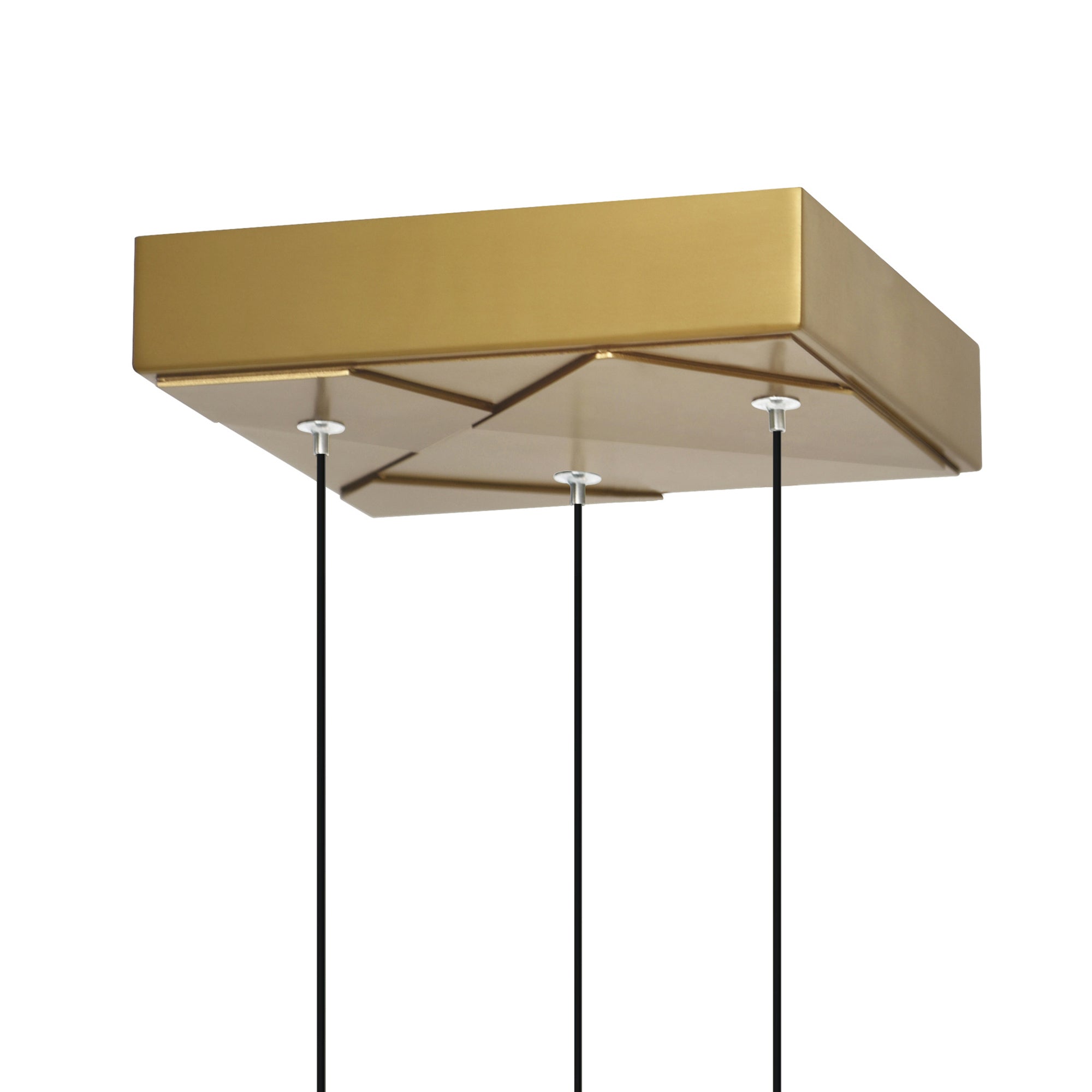Valira Integrated LED 8in Brass Mini Pendant with Handcrafted Glass