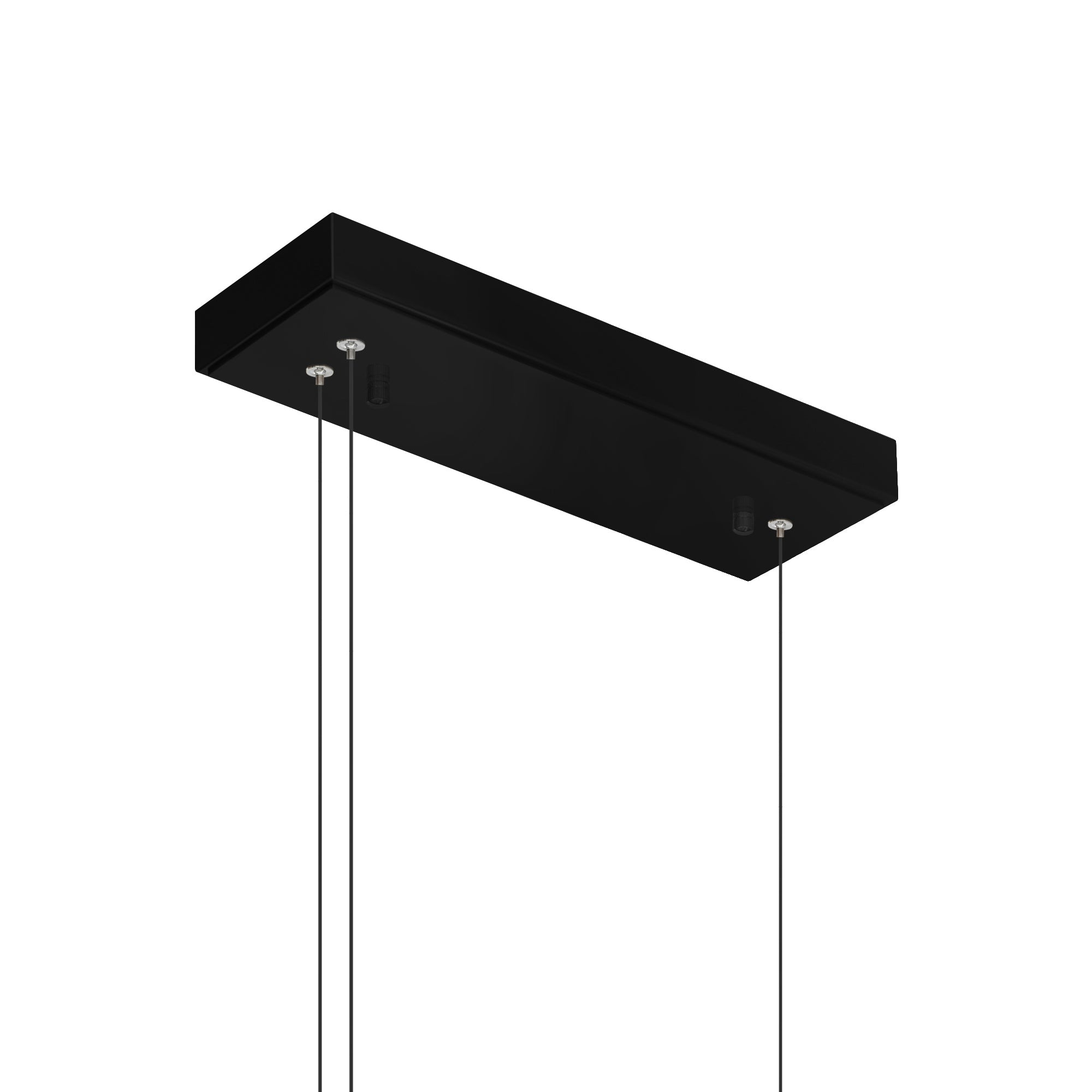 Candora Integrated LED 50in Black Chandelier - CWI Lighting