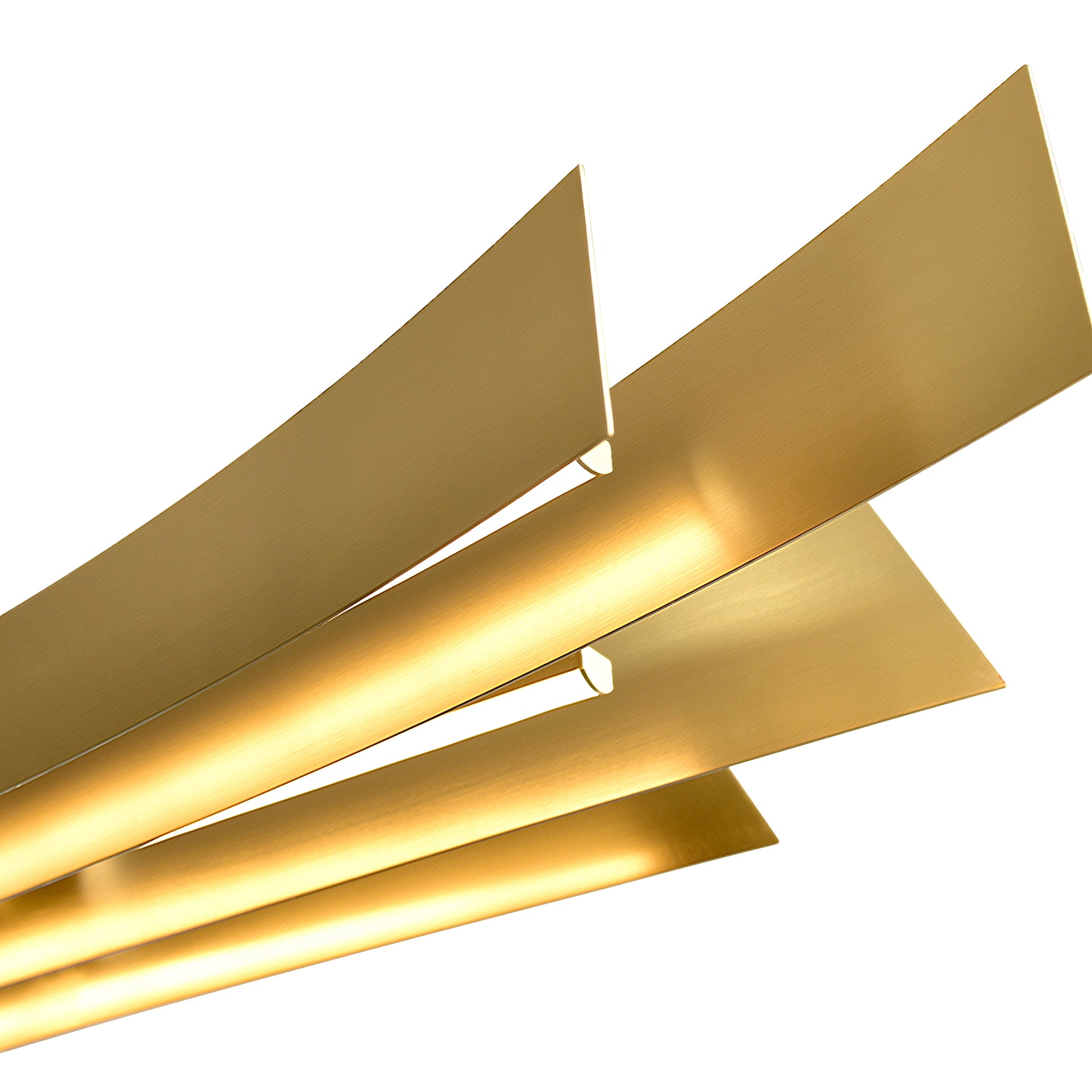 Candora Integrated LED 72in Brass Chandelier - CWI Lighting