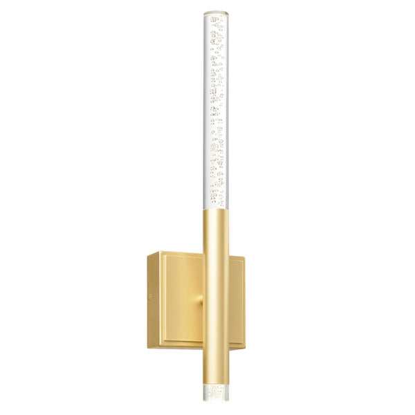 Dragonswatch Integrated LED 26in Satin Gold Wall Light
