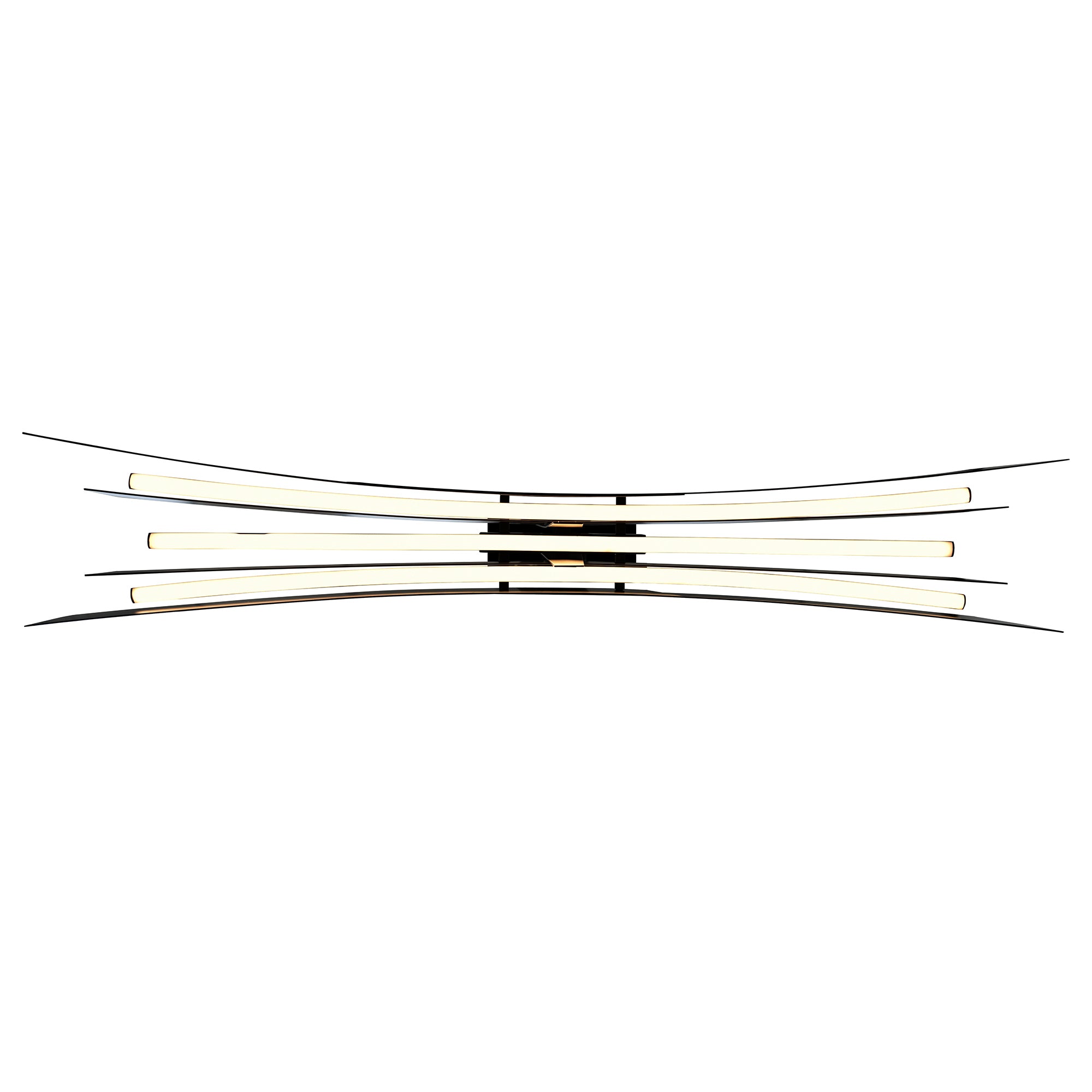 Solara Integrated LED 50in Black Chandelier