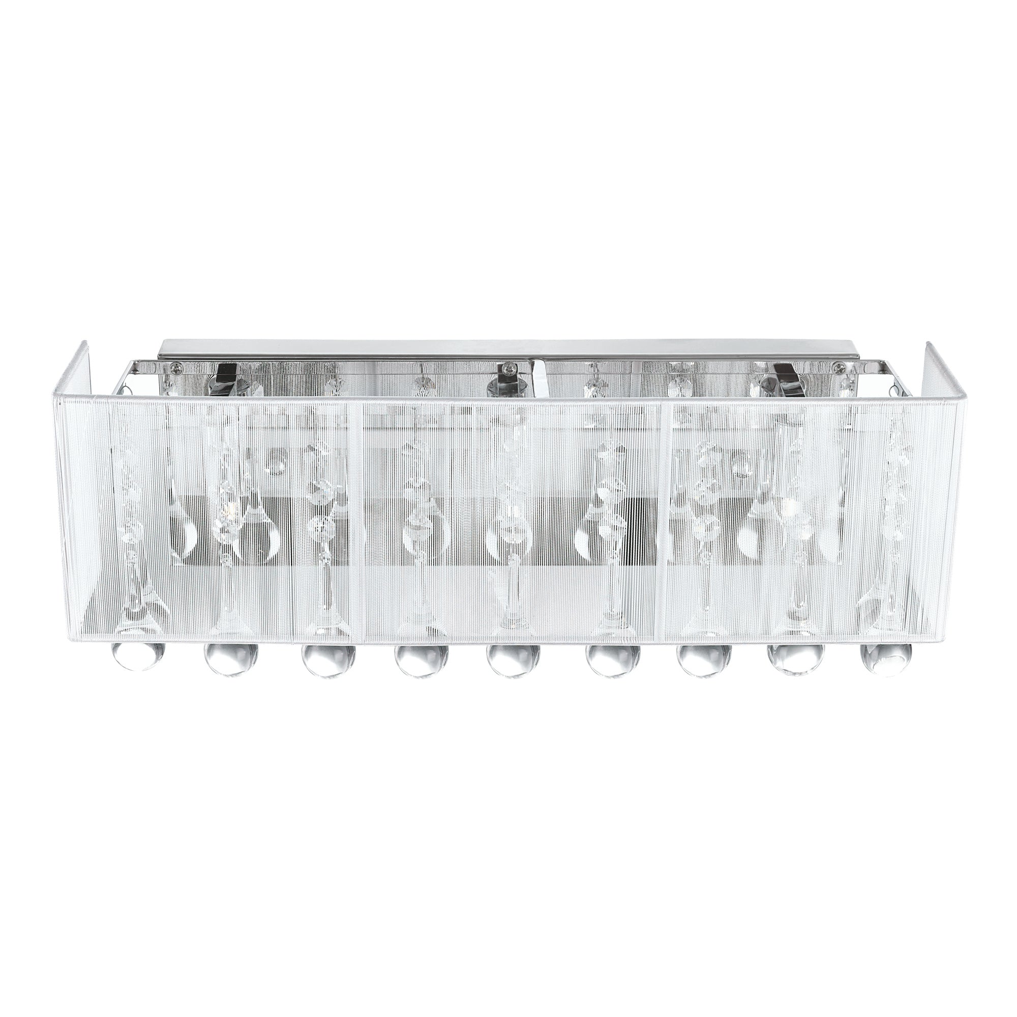 Water Drop 3 Light Vanity Light With Chrome Finish