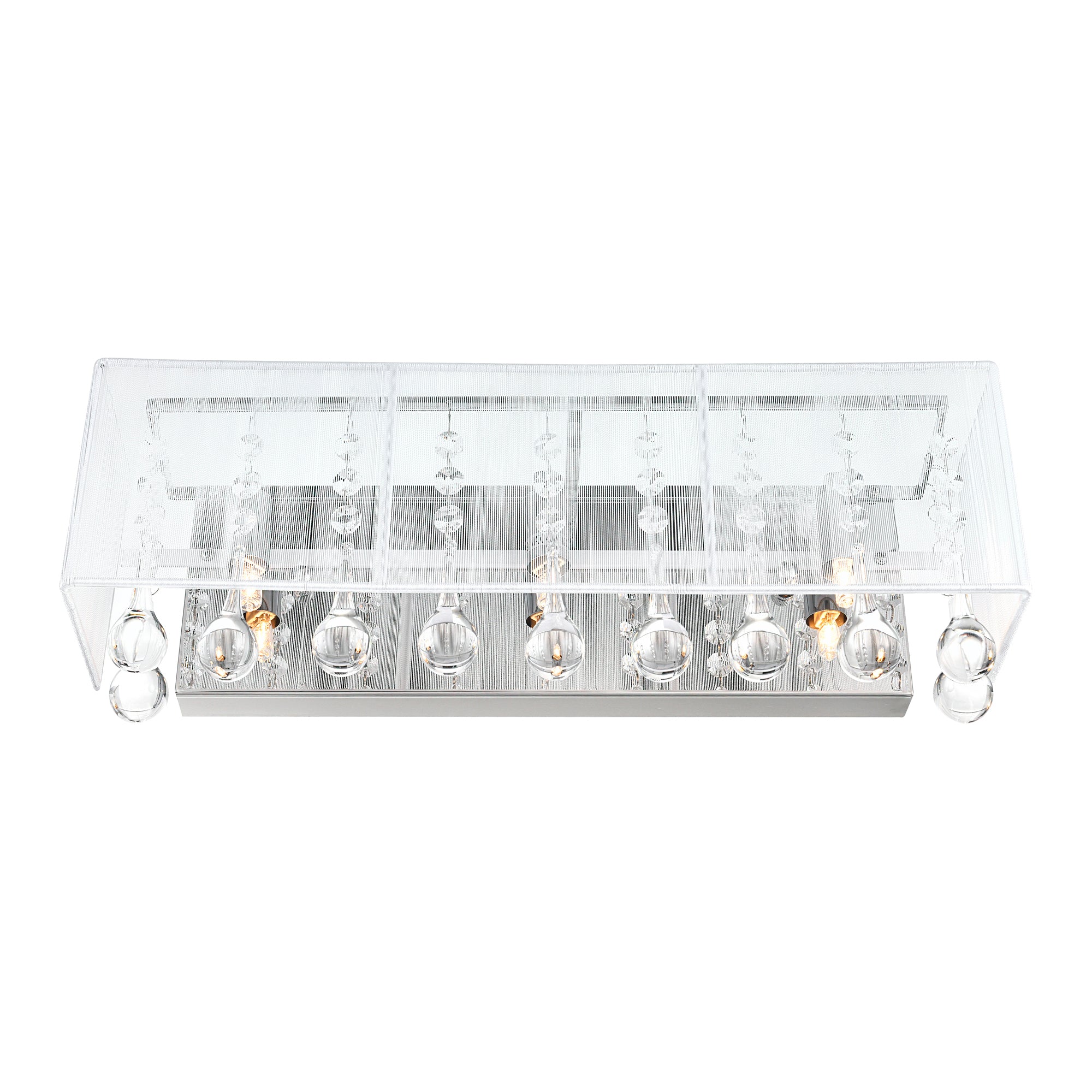 Water Drop 3 Light Vanity Light With Chrome Finish