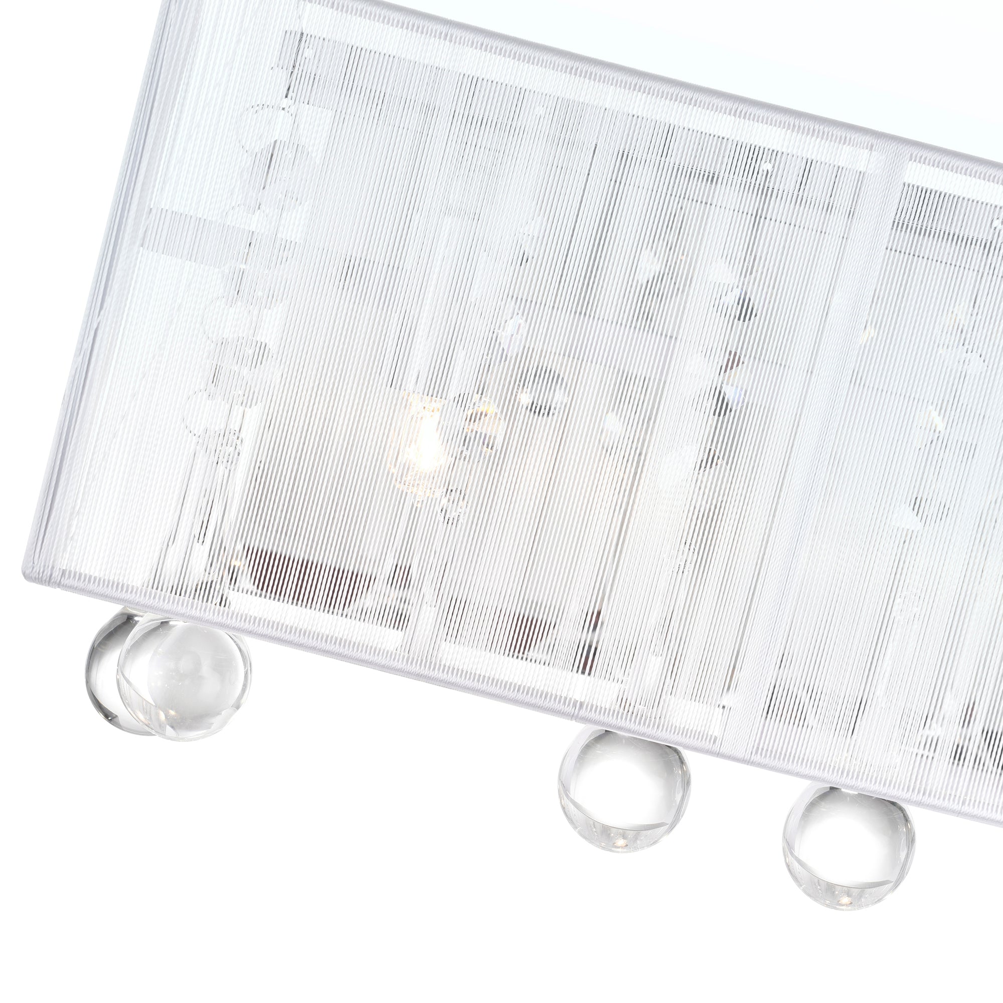 Water Drop 3 Light Vanity Light With Chrome Finish